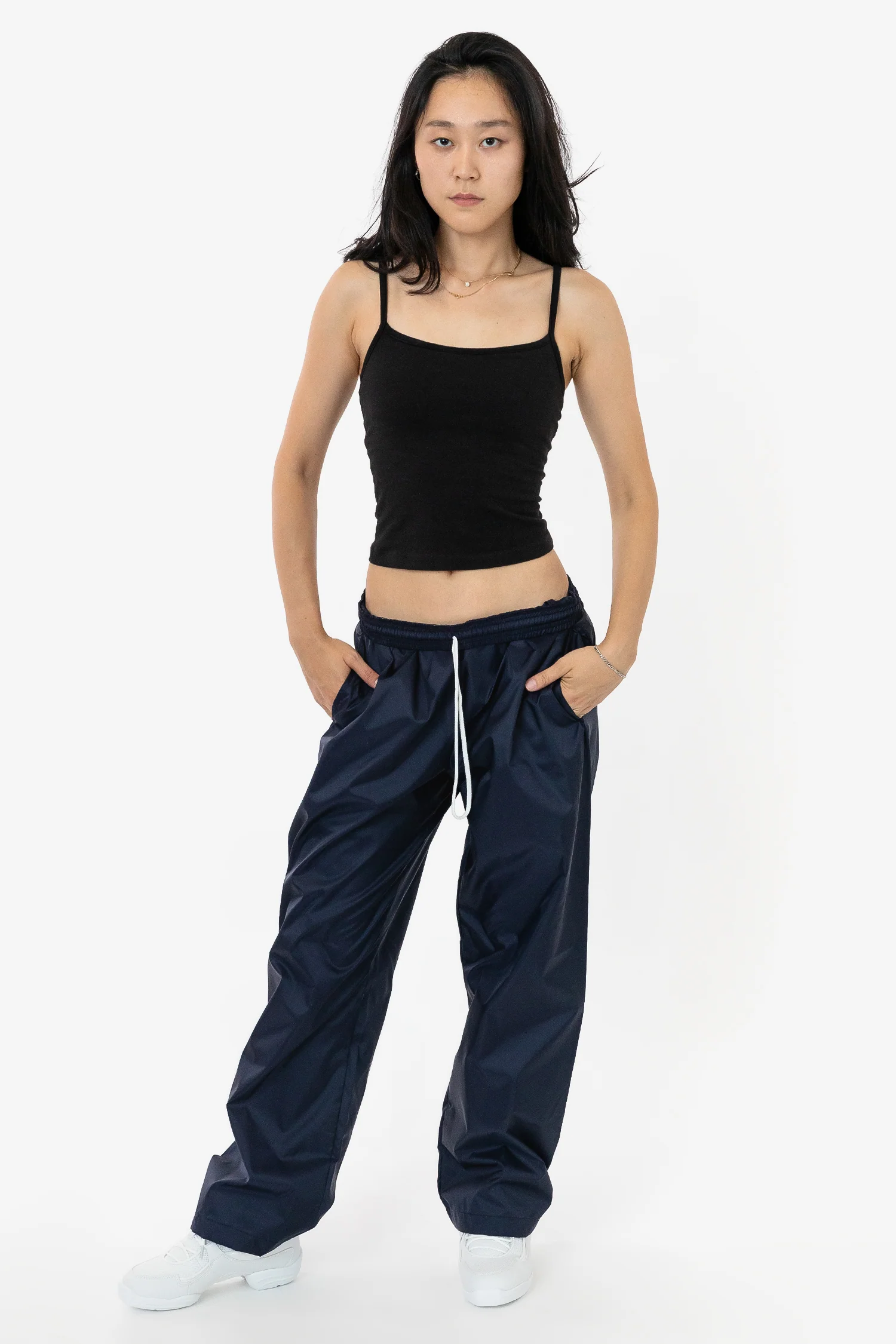 RNF445 Unisex - Lightweight Nylon Taffeta Wide Leg Pant - Image 11