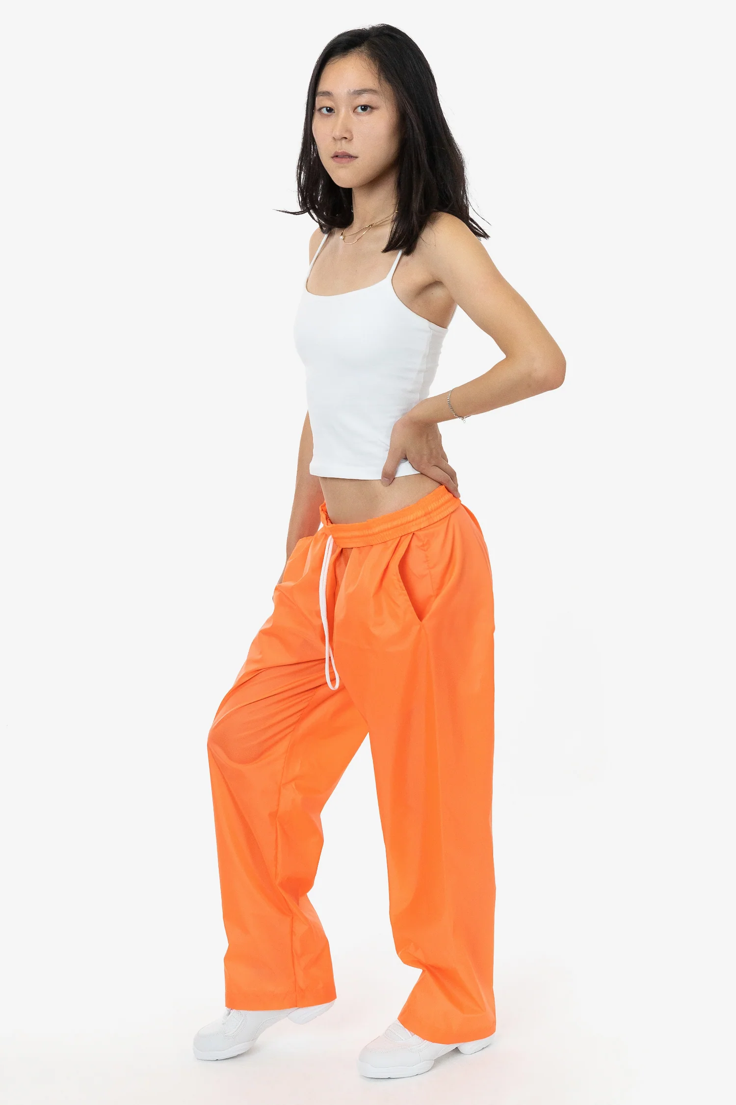 RNF445 Unisex - Lightweight Nylon Taffeta Wide Leg Pant - Image 16