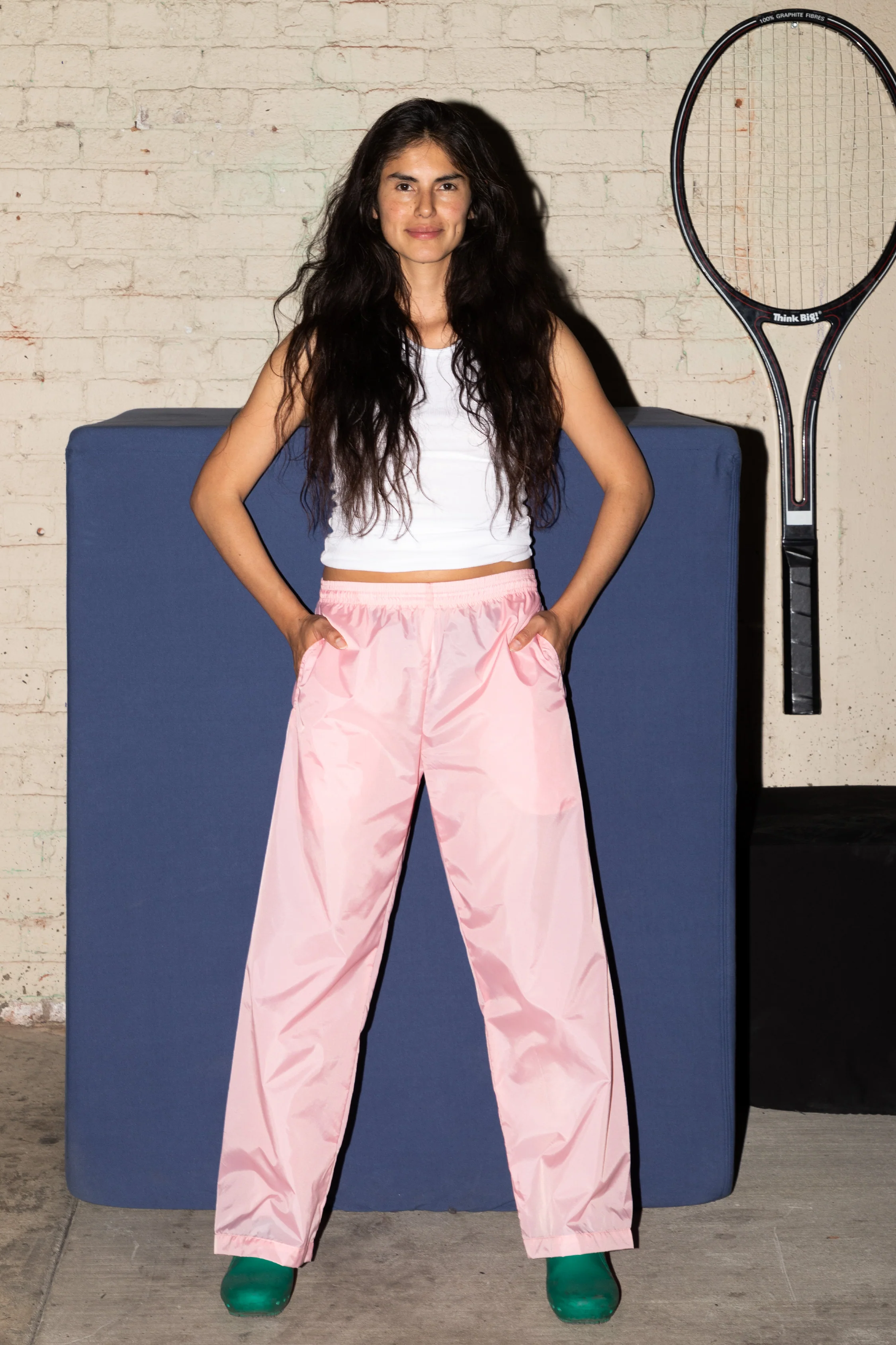 RNF445 Unisex - Lightweight Nylon Taffeta Wide Leg Pant - Image 19
