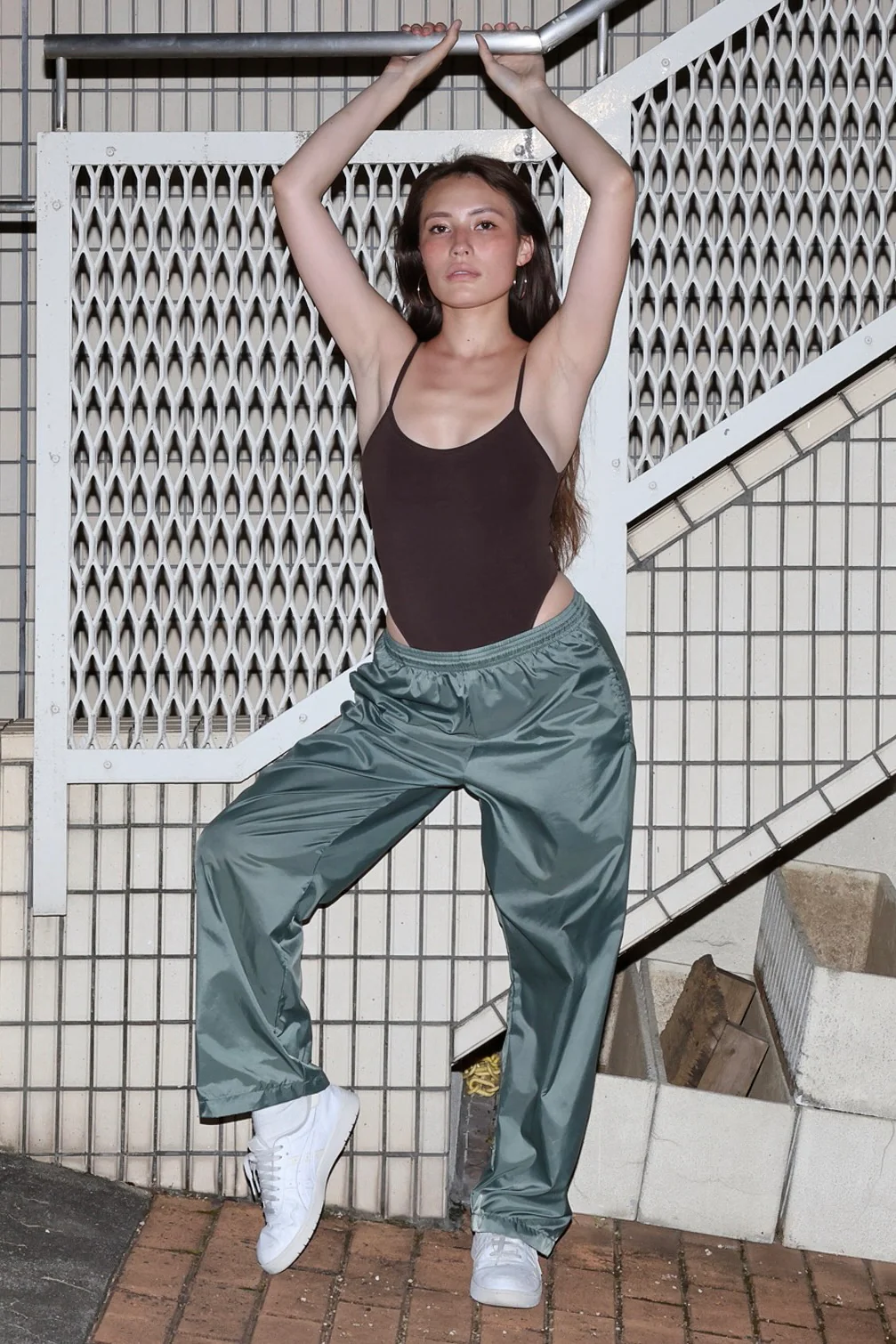 RNF445 Unisex - Lightweight Nylon Taffeta Wide Leg Pant - Image 21