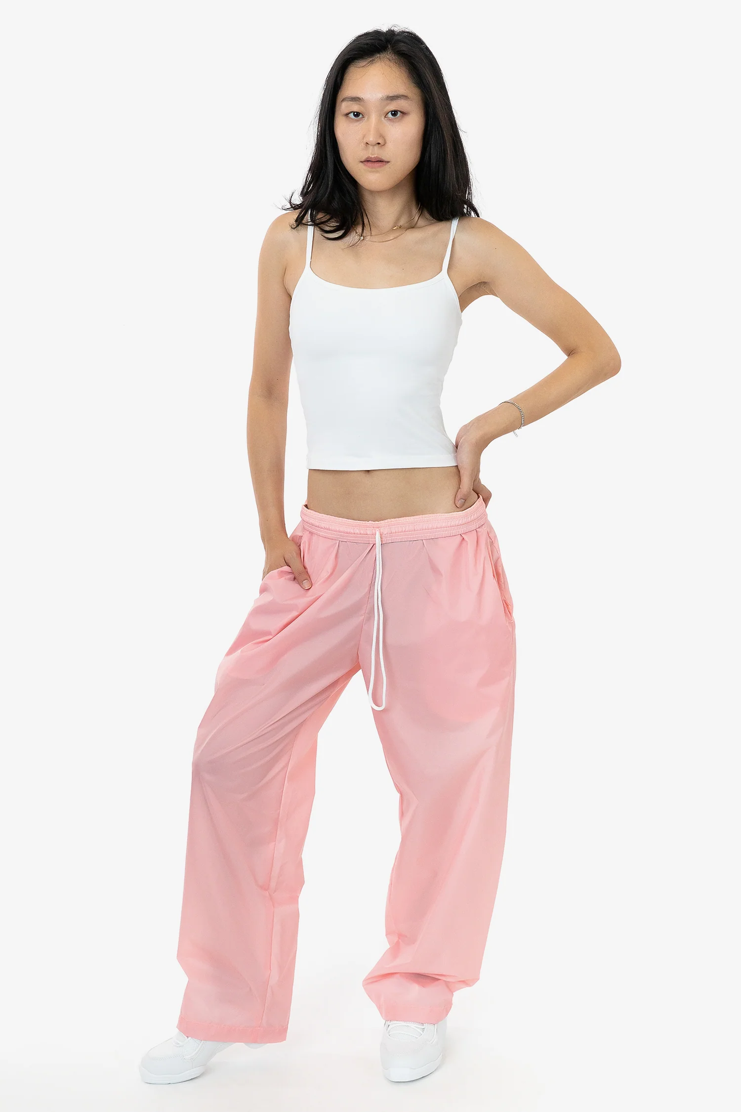 RNF445 Unisex - Lightweight Nylon Taffeta Wide Leg Pant - Image 6