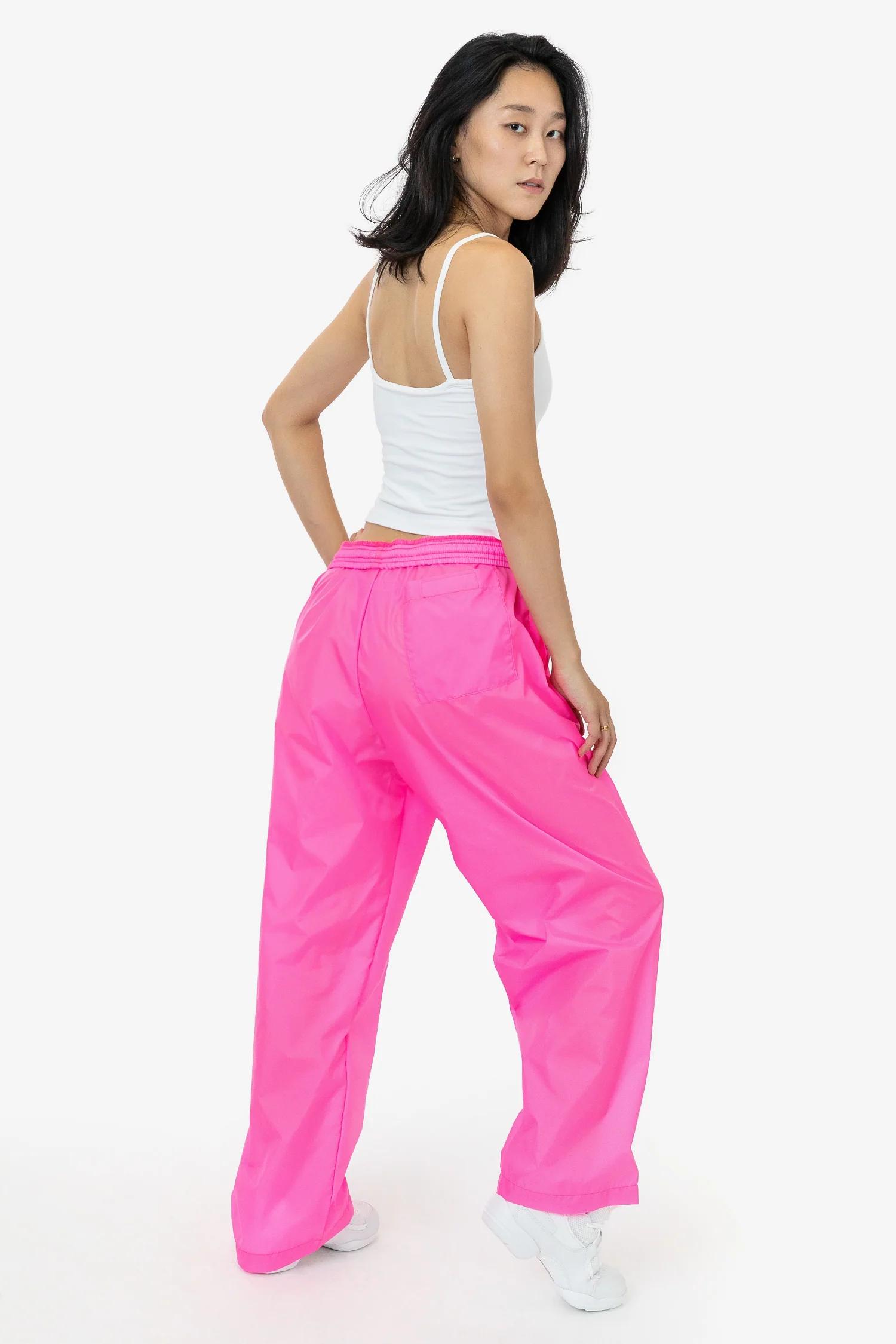 RNF445 Unisex - Lightweight Nylon Taffeta Wide Leg Pant - Image 7