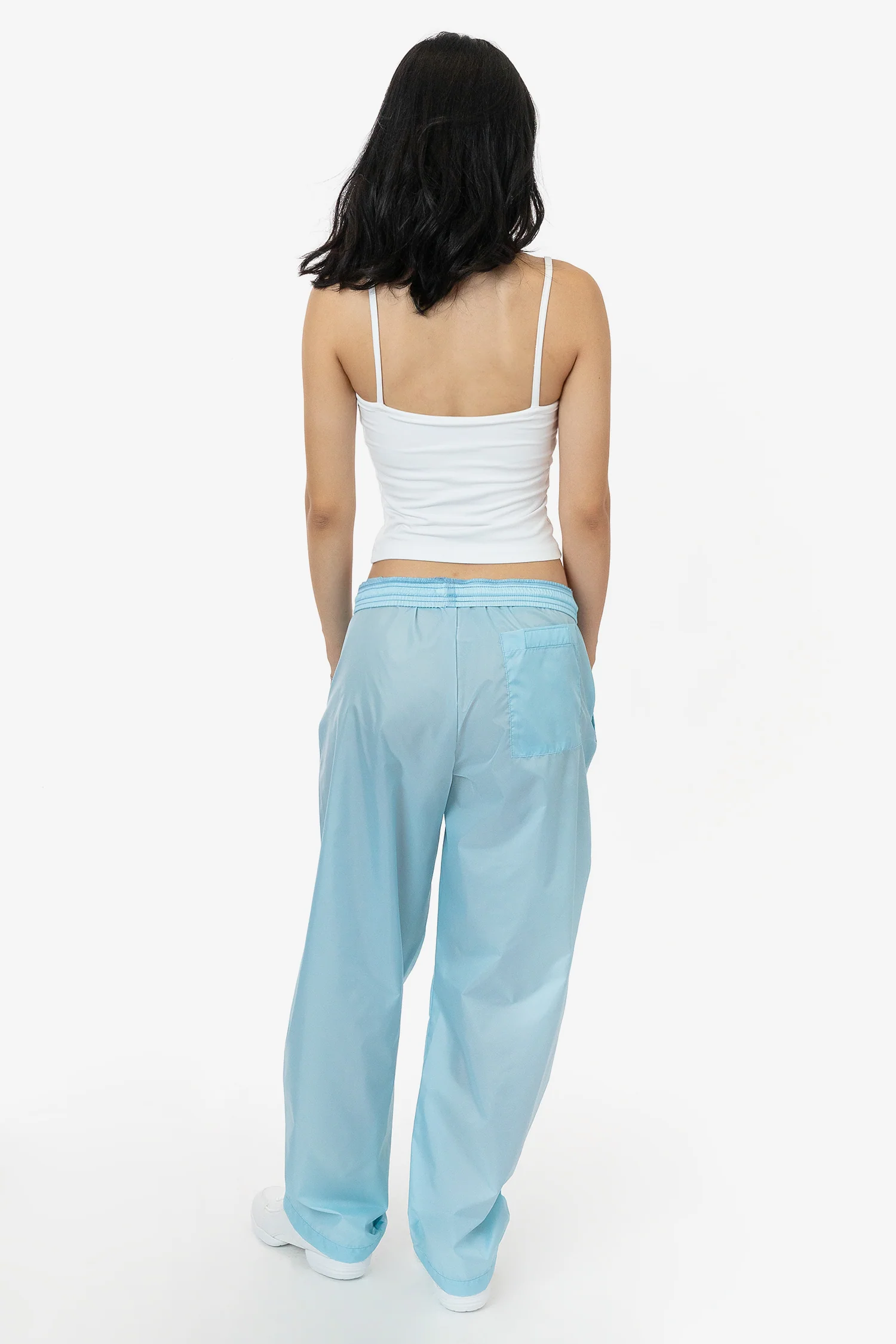 RNF445 Unisex - Lightweight Nylon Taffeta Wide Leg Pant - Image 8