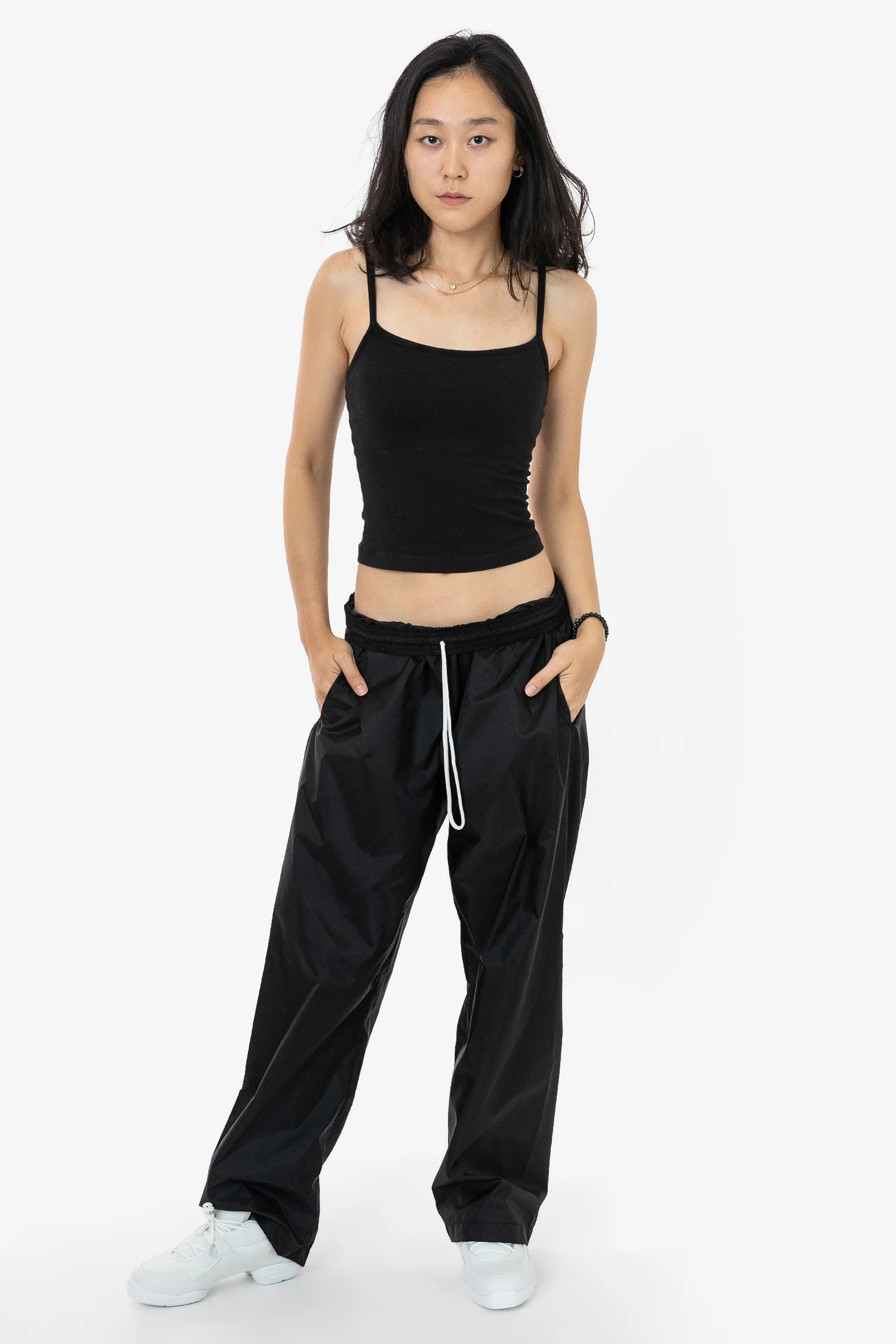 RNF445 Unisex - Lightweight Nylon Taffeta Wide Leg Pant - Image 9