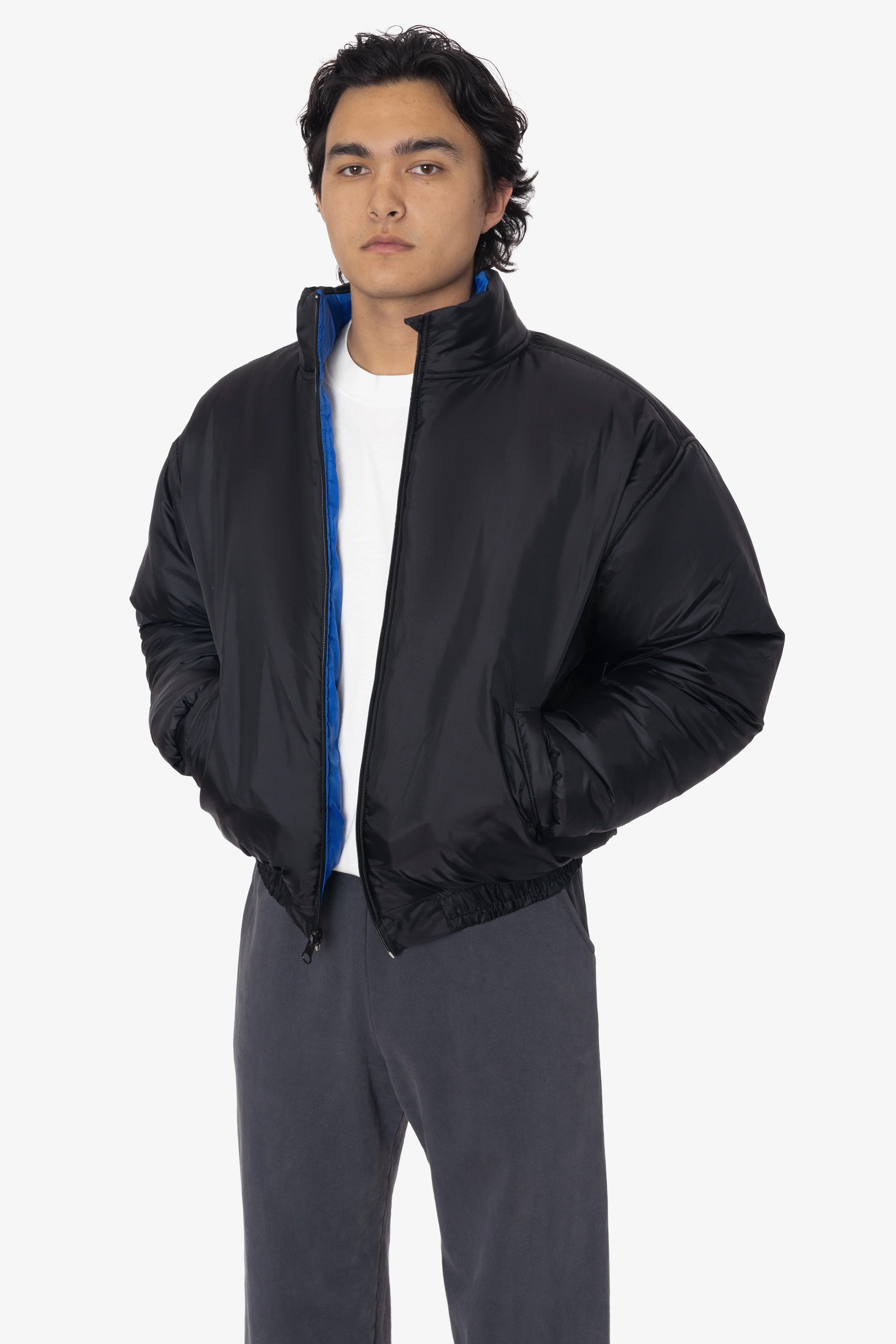 RNF455 - Nylon Taffeta Puffy Winter Jacket - Image 2