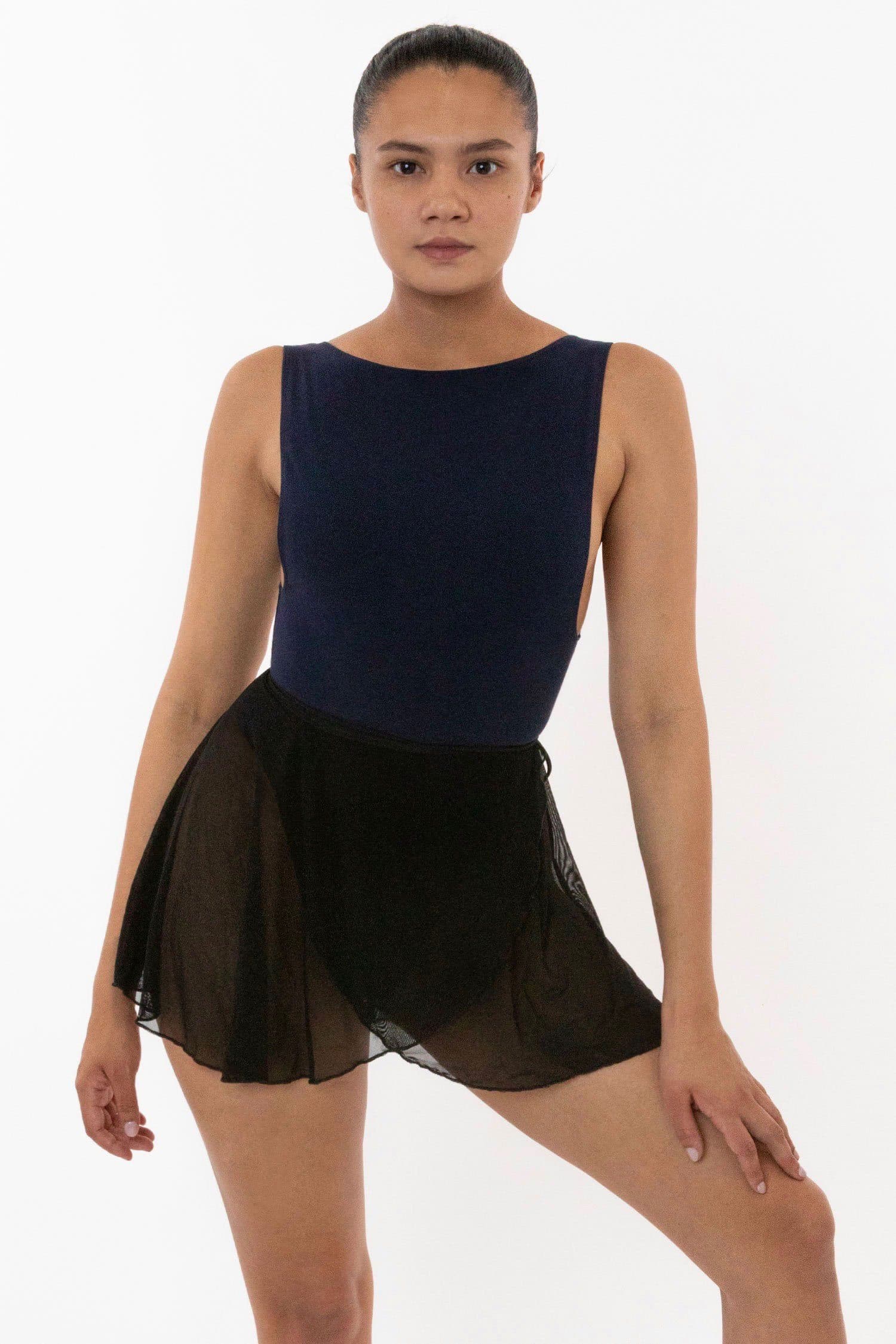 RNS300 - Micro Mesh Ballet Wrap Skirt - Image 5