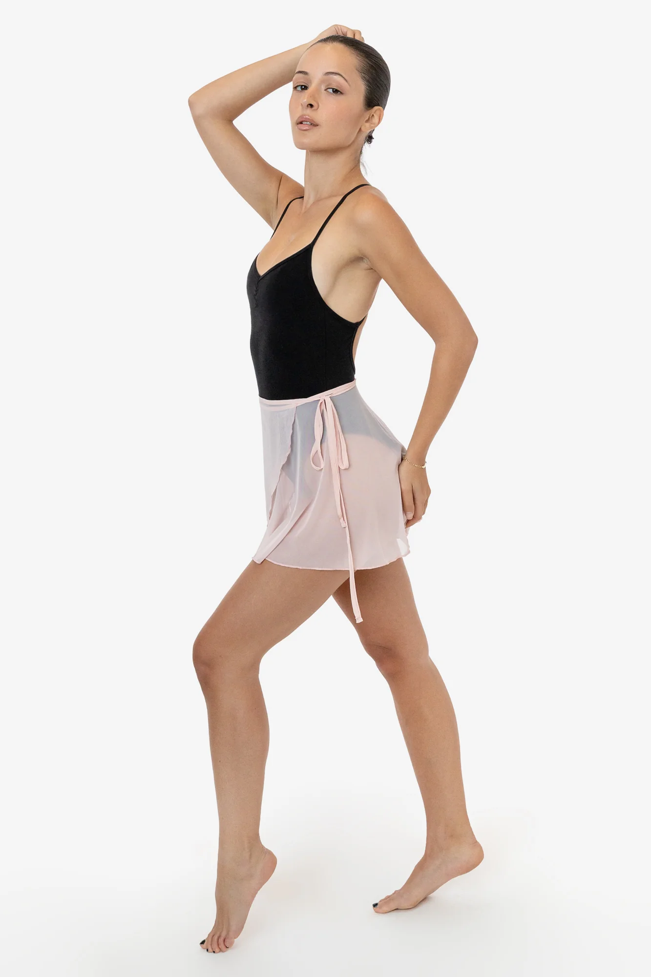 RNS300 - Micro Mesh Ballet Wrap Skirt - Image 6