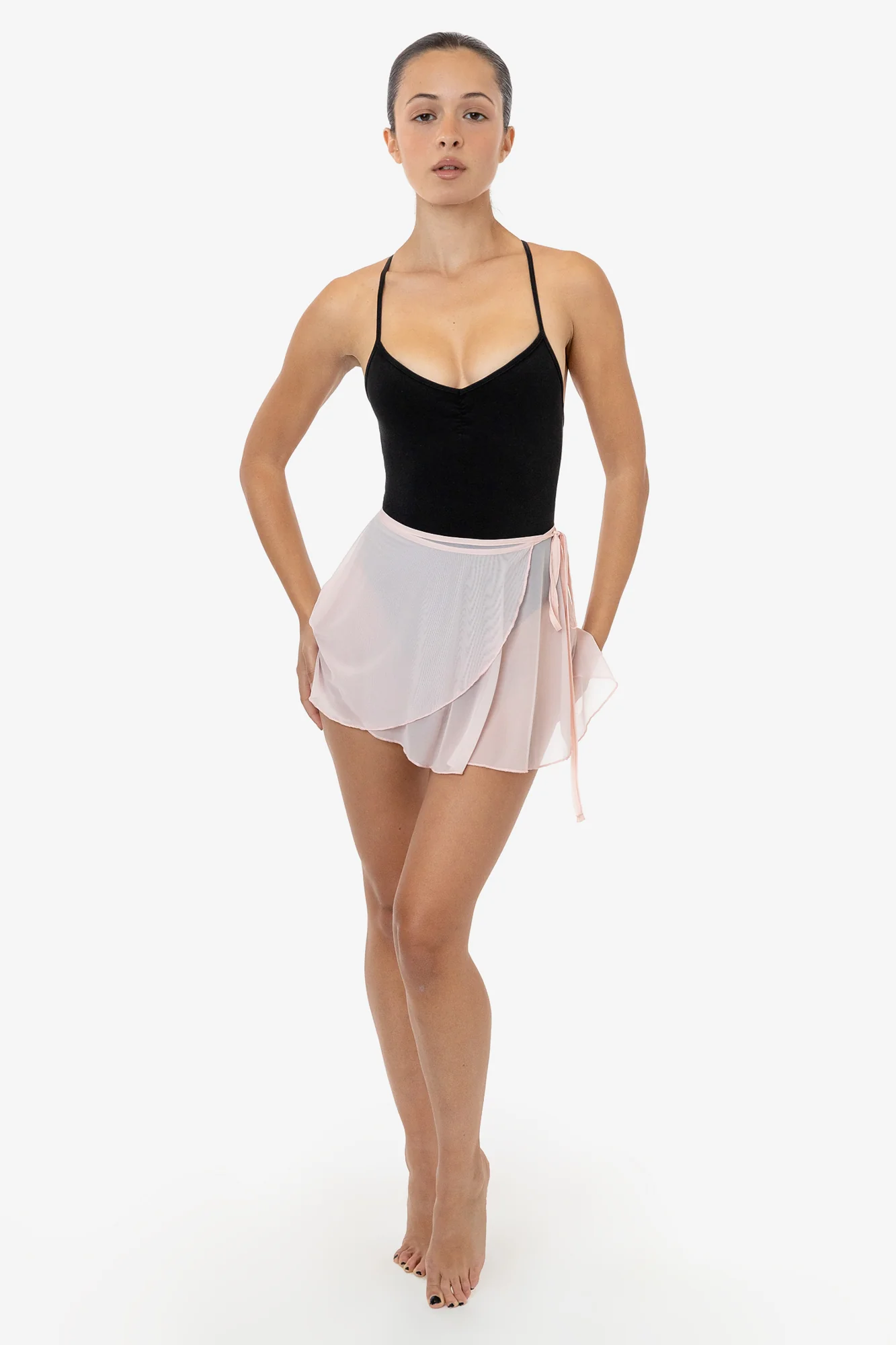 RNS300 - Micro Mesh Ballet Wrap Skirt - Image 7