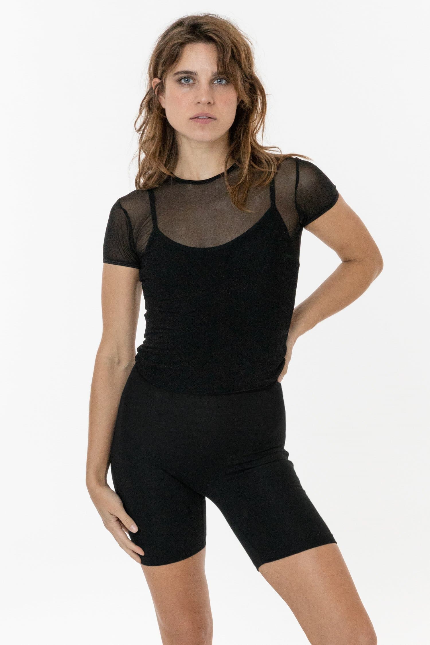 RNS305 - Micro Mesh Slinky Baby Tee - Image 4