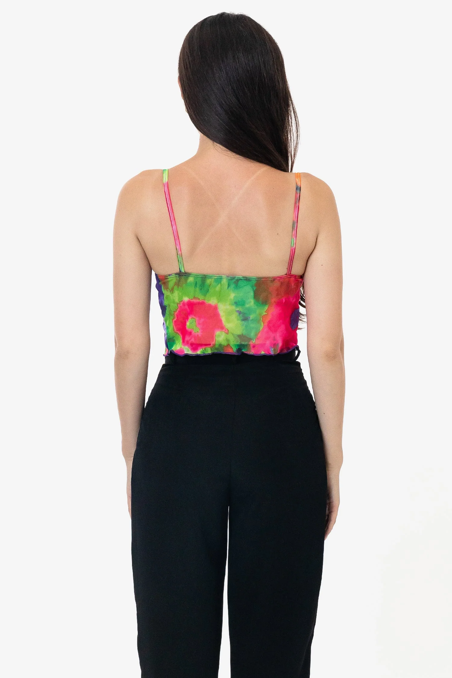 RNS778P - Printed Micro Mesh Spaghetti Tank - Image 14
