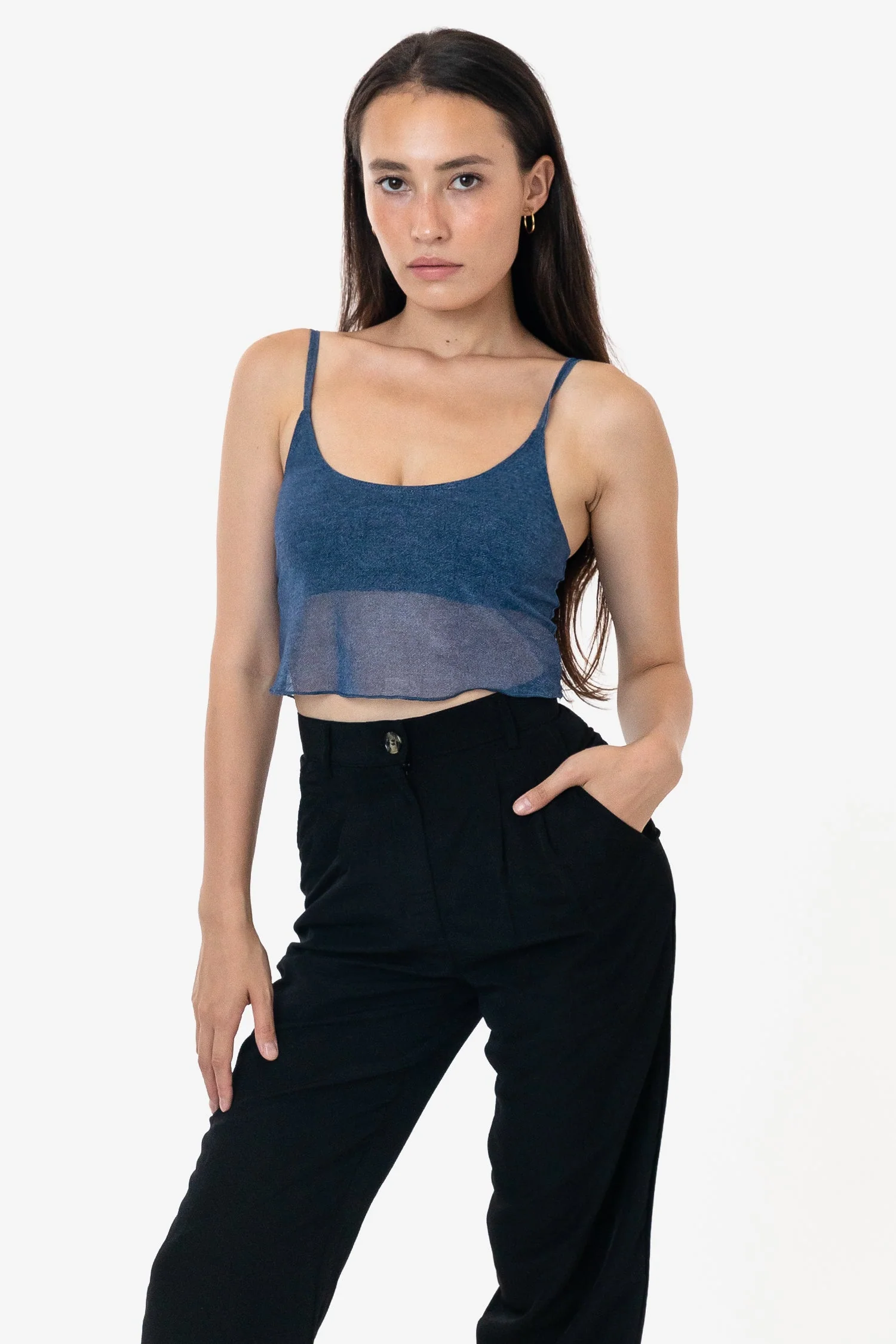 RNS778P - Printed Micro Mesh Spaghetti Tank - Image 15