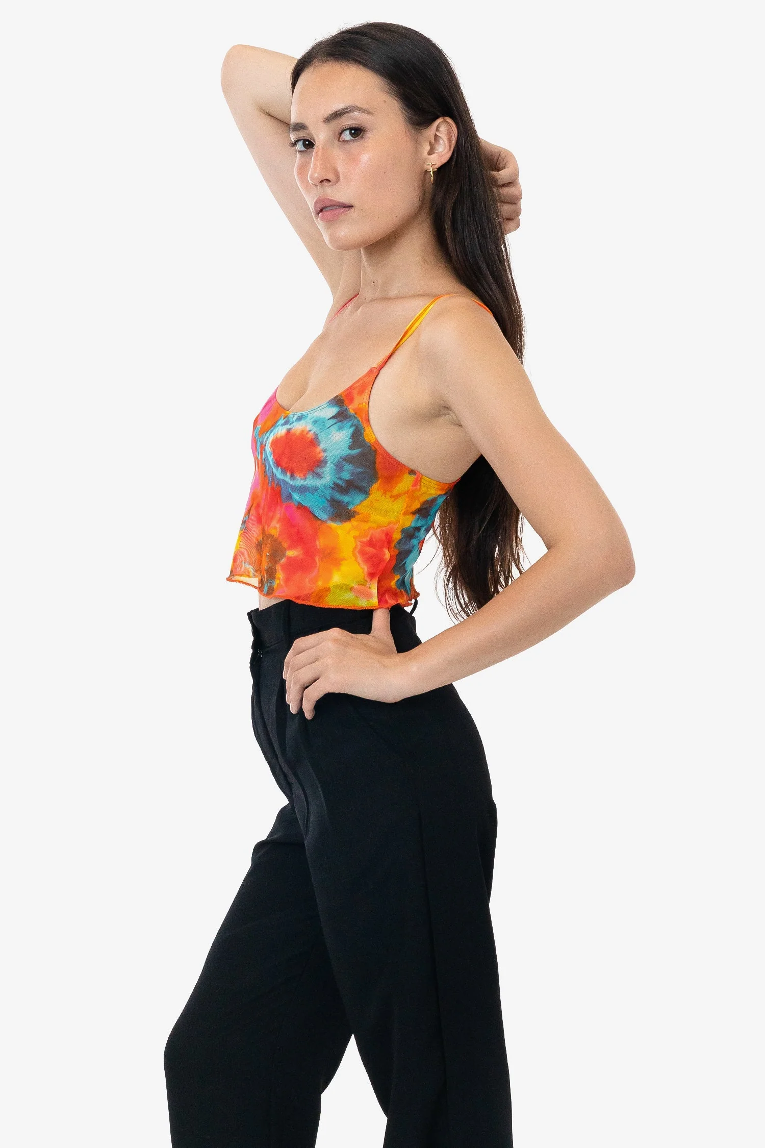 RNS778P - Printed Micro Mesh Spaghetti Tank - Image 16
