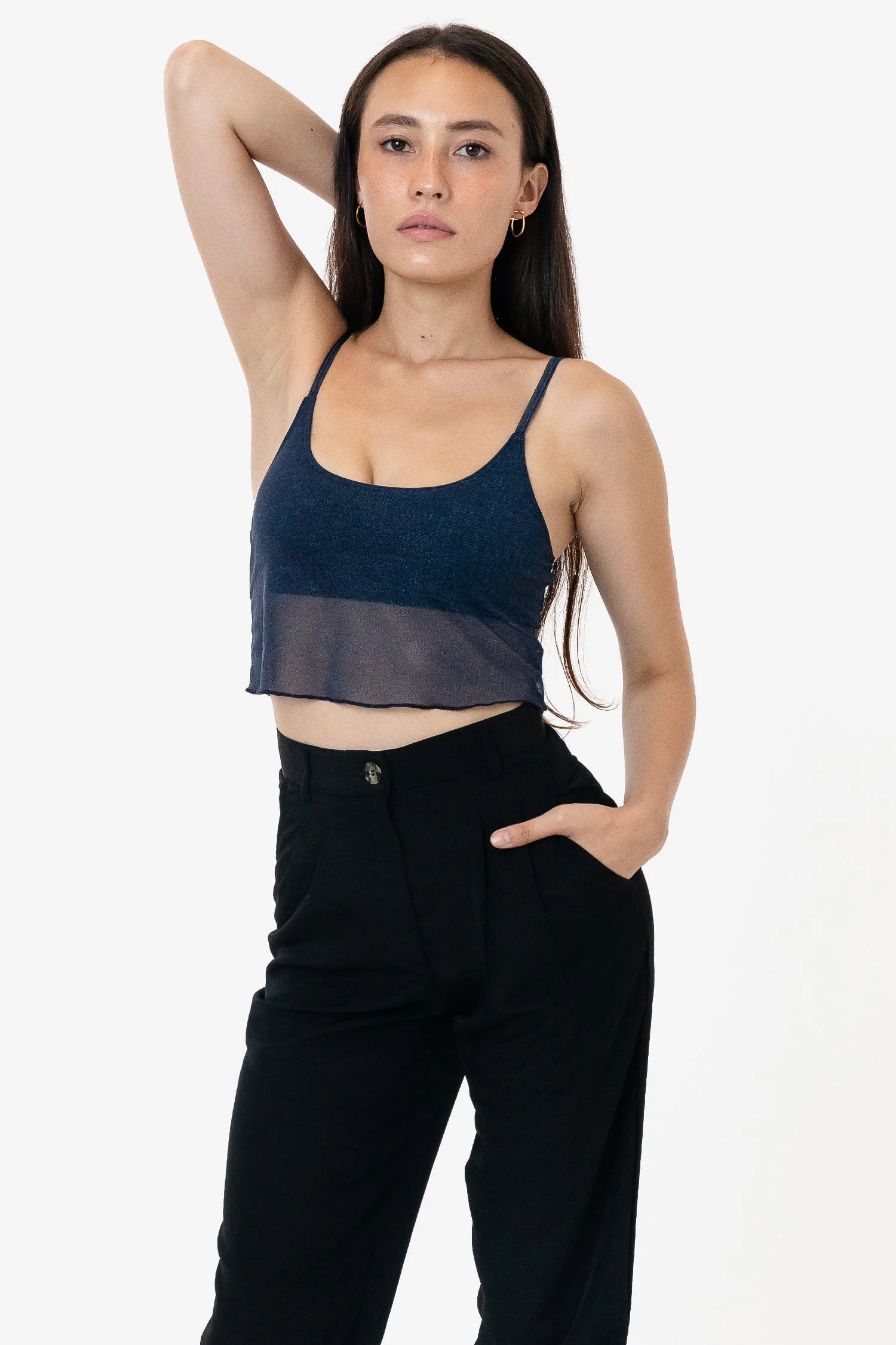 RNS778P - Printed Micro Mesh Spaghetti Tank - Image 17