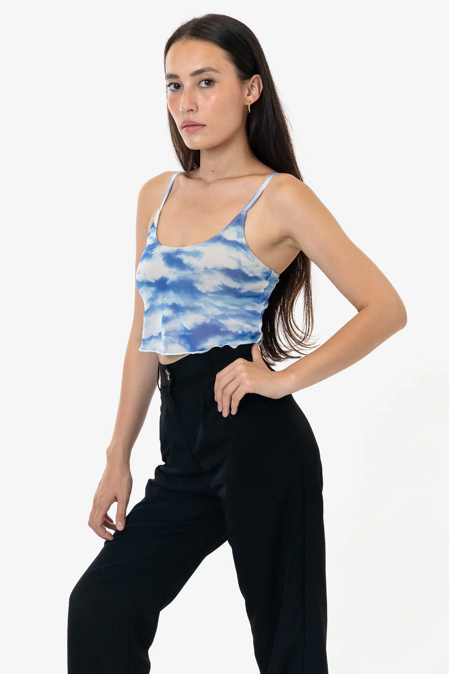 RNS778P - Printed Micro Mesh Spaghetti Tank - Image 8