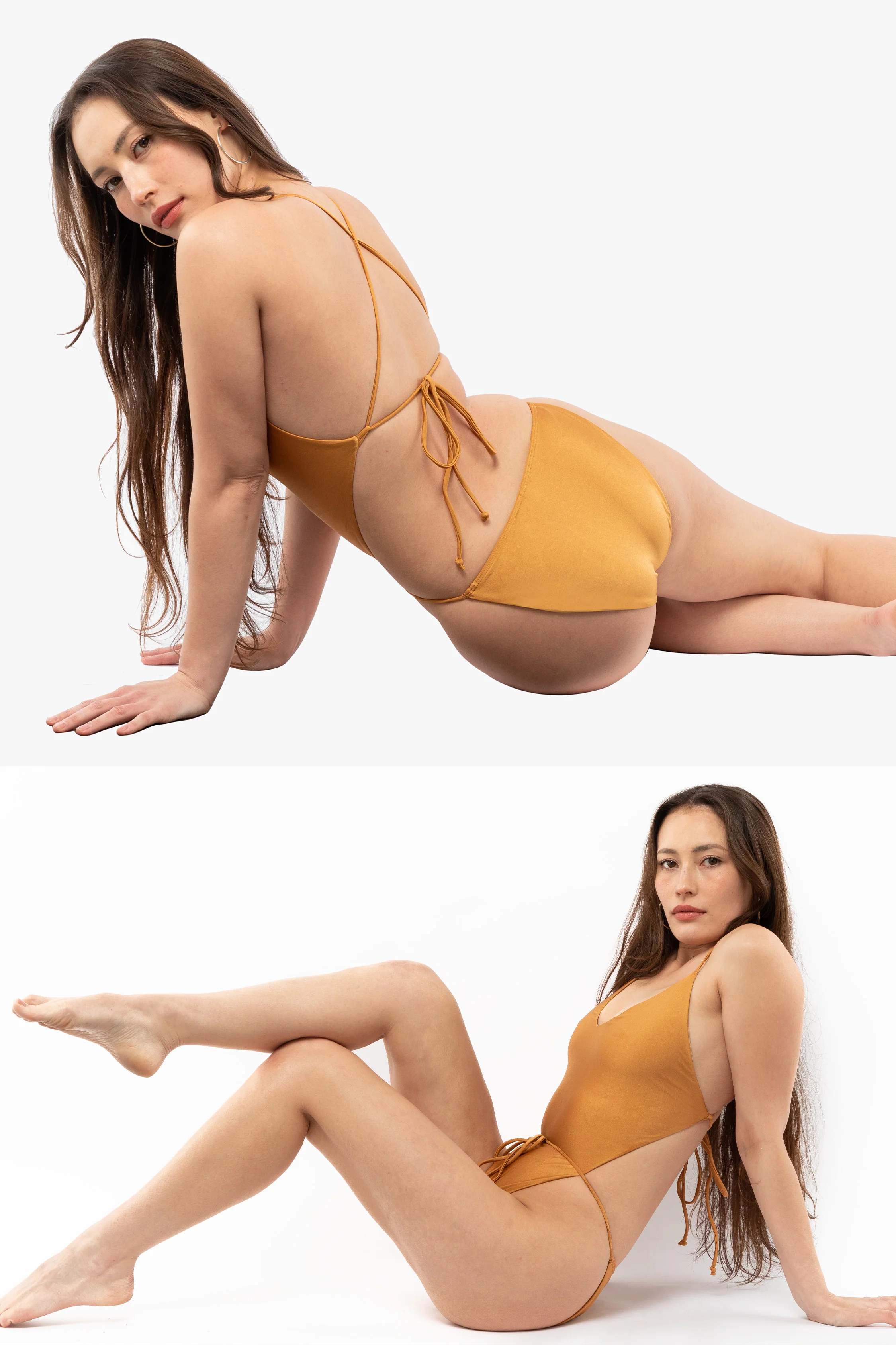 RNT109 - Vintage High Cut One Piece - Image 11