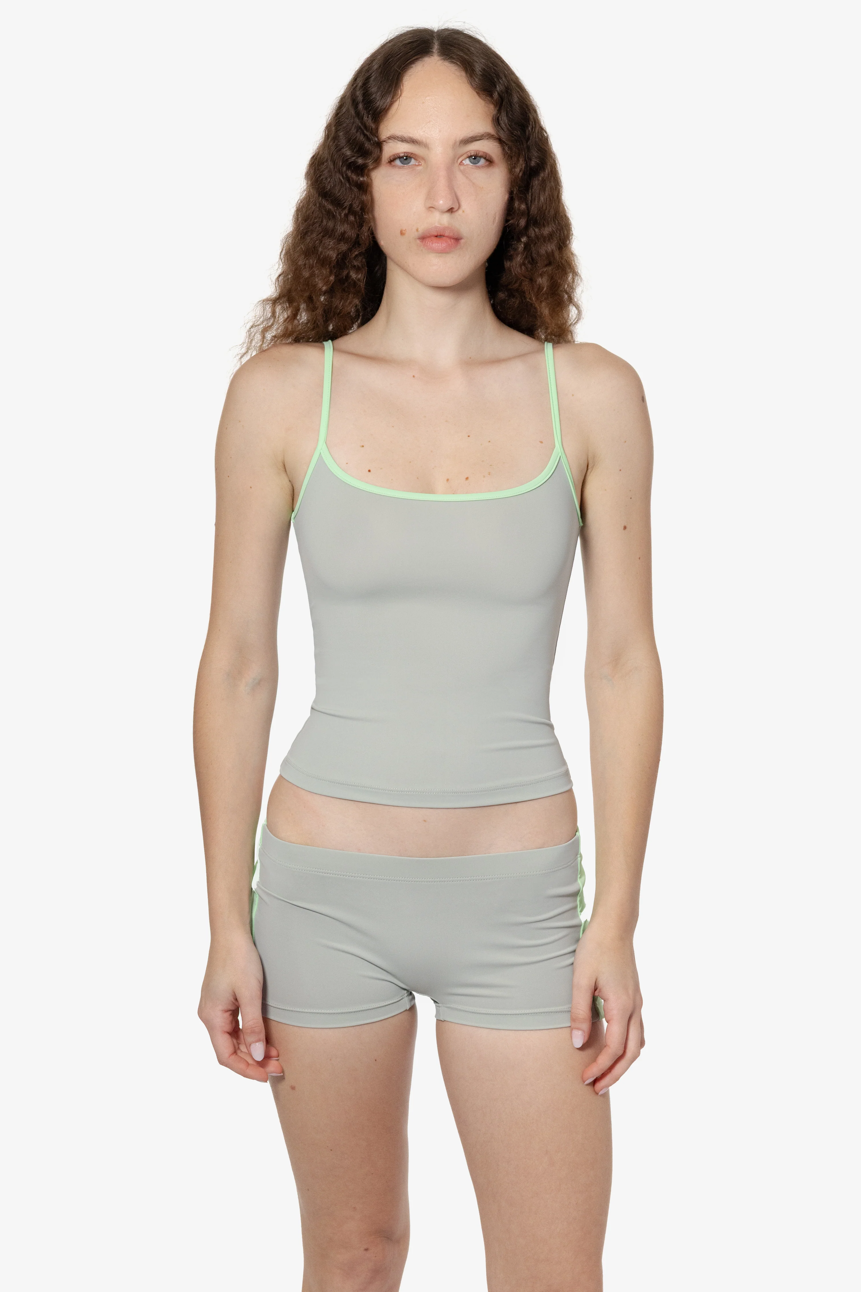 RNT532 - Nylon Tricot 2-Tone Mini Shorts - Image 12