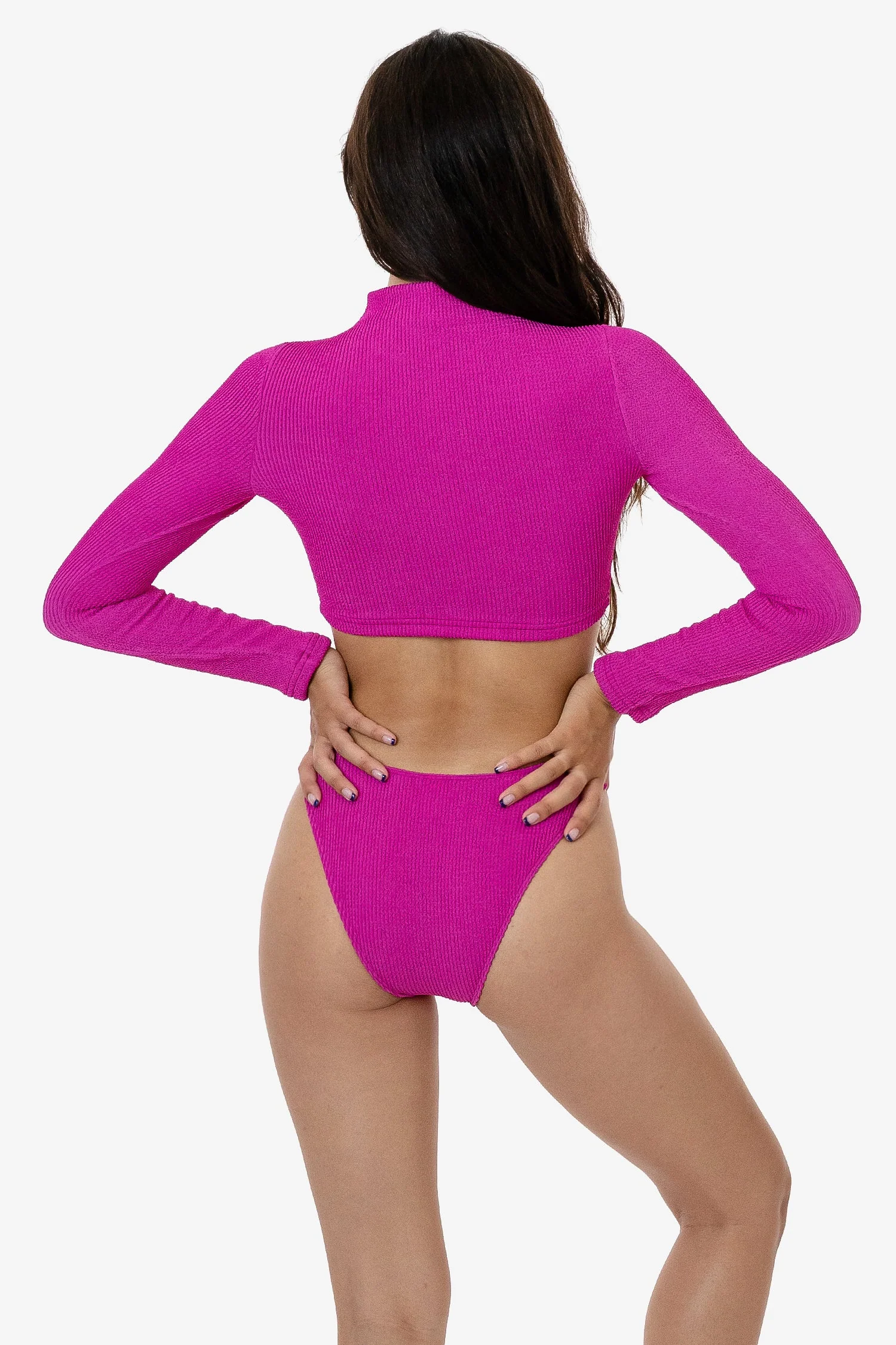 RPC3066 - Crinkle Mockneck Surf Top - Image 10
