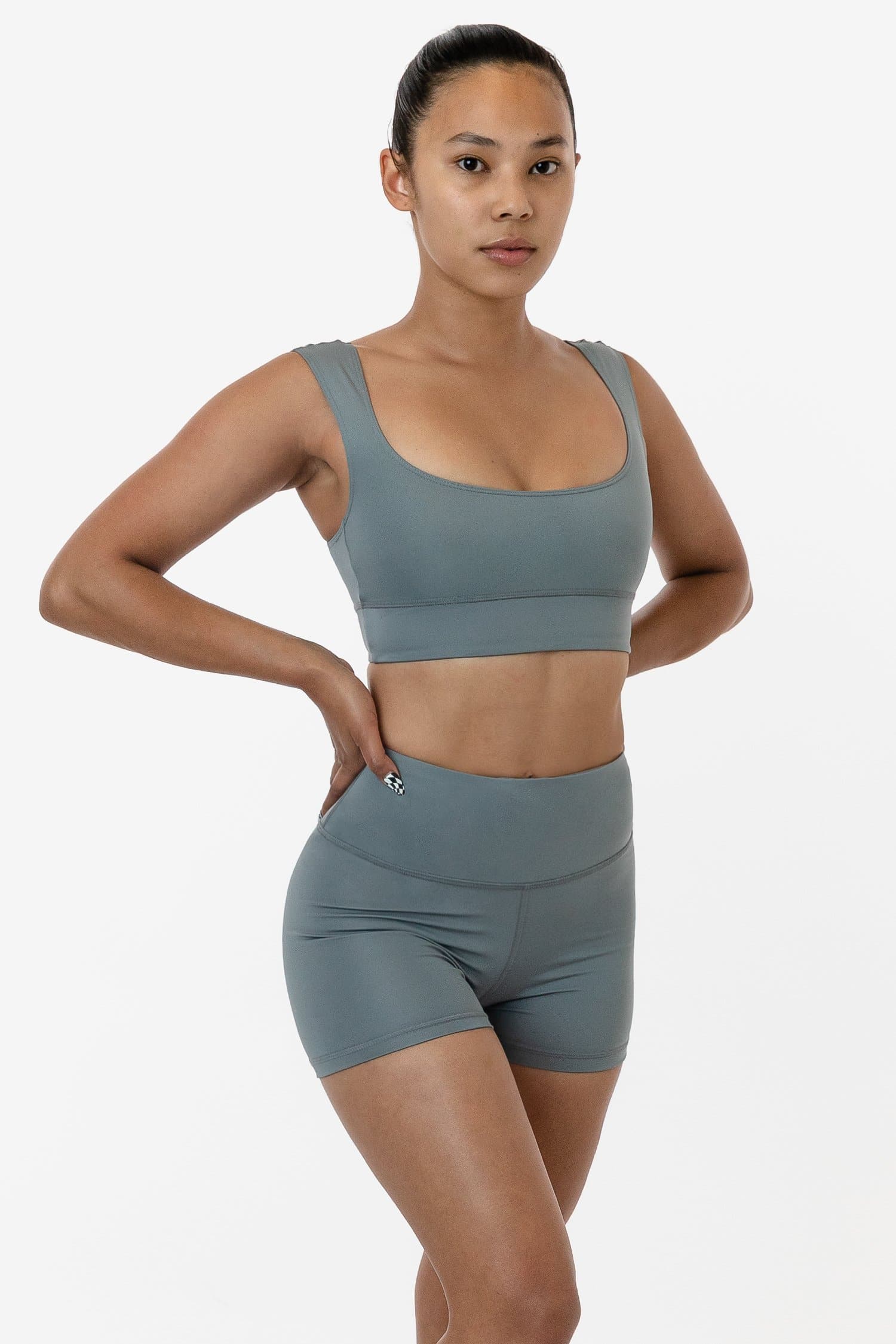 RPL055 - Poly Interlock Squareneck Sport Top - Image 4