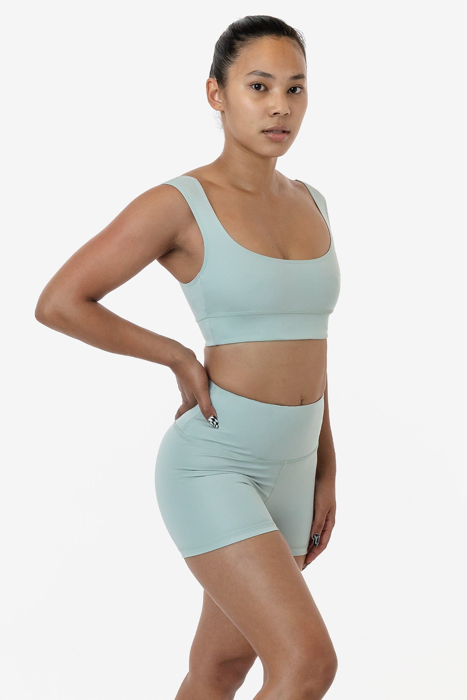 RPL055 - Poly Interlock Squareneck Sport Top - Image 5