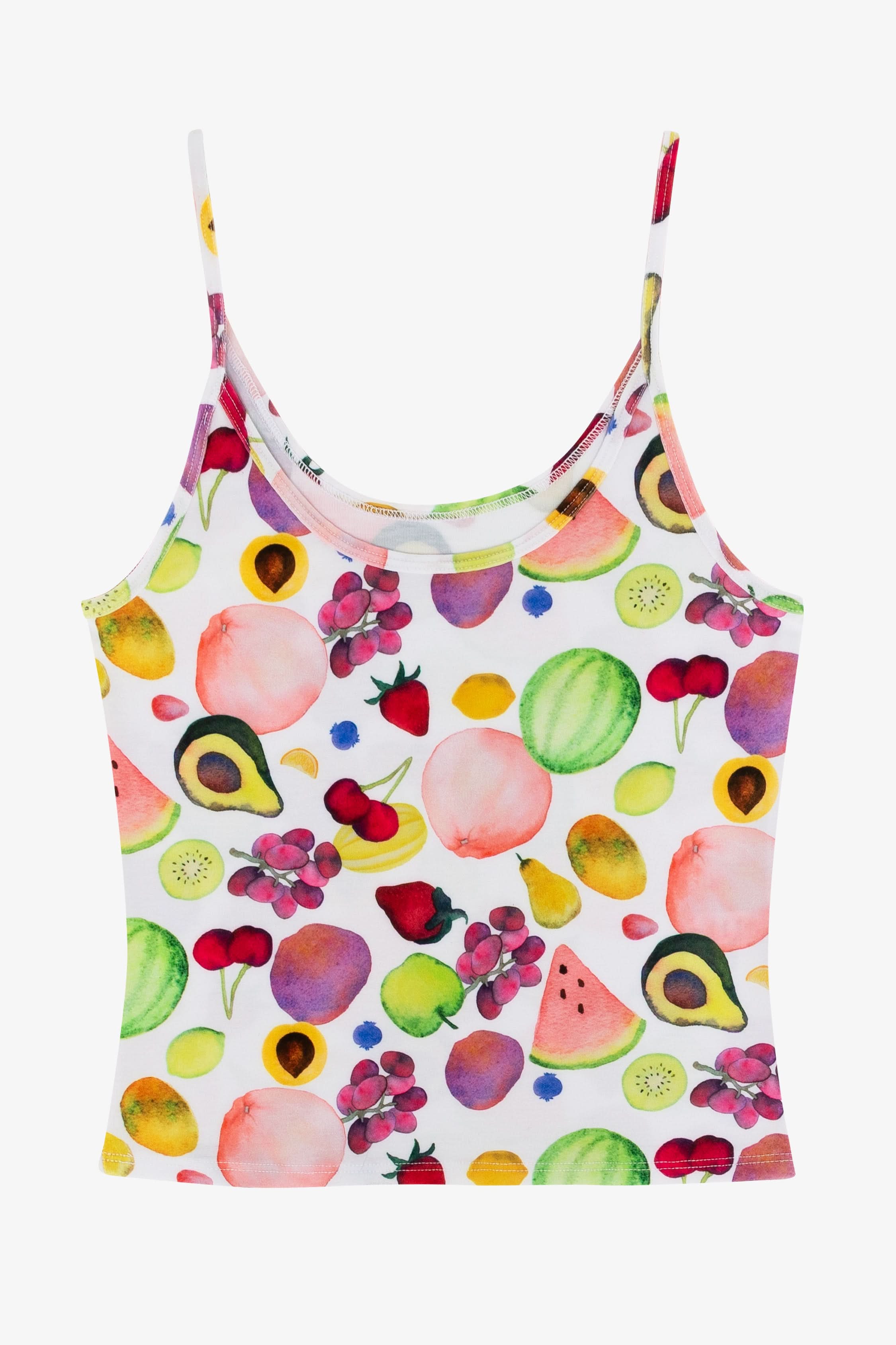 RPL3011P-X - Printed Poly Spandex Tear Drop Tank Top - Image 4