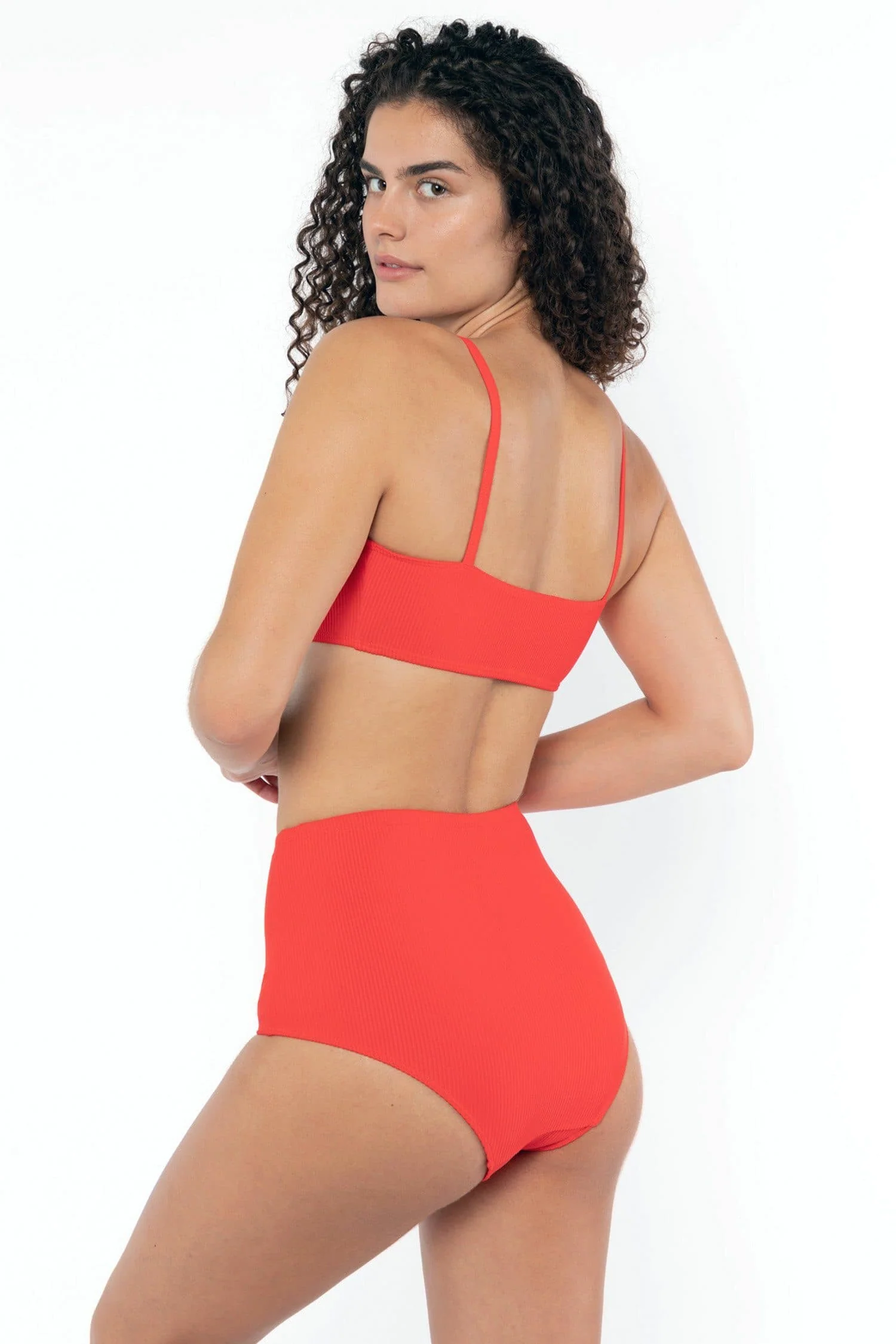 RRS065 - Ribbed High Waist Bikini Bottom - Image 11