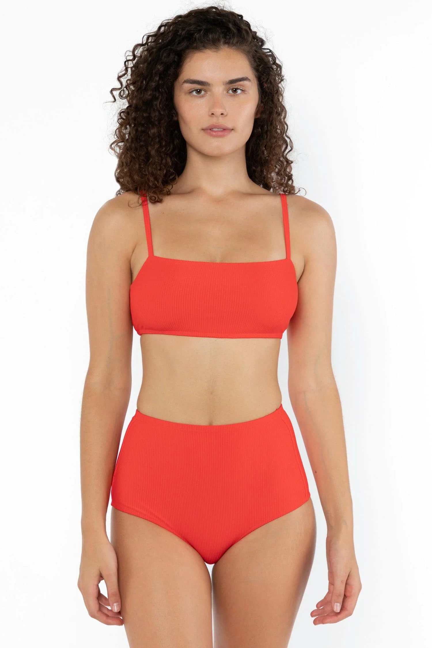 RRS065 - Ribbed High Waist Bikini Bottom - Image 2