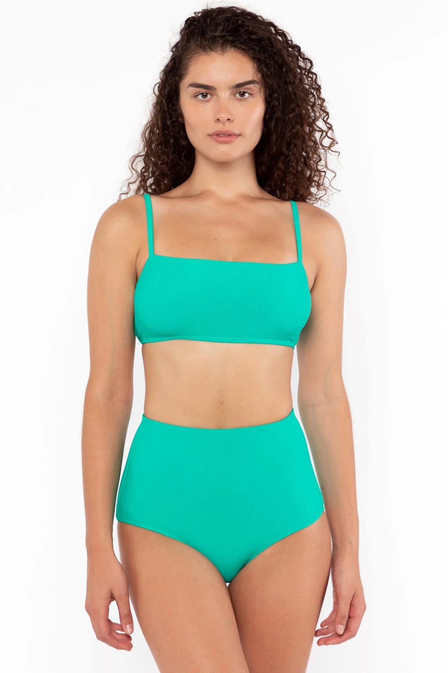 RRS065 - Ribbed High Waist Bikini Bottom - Image 3