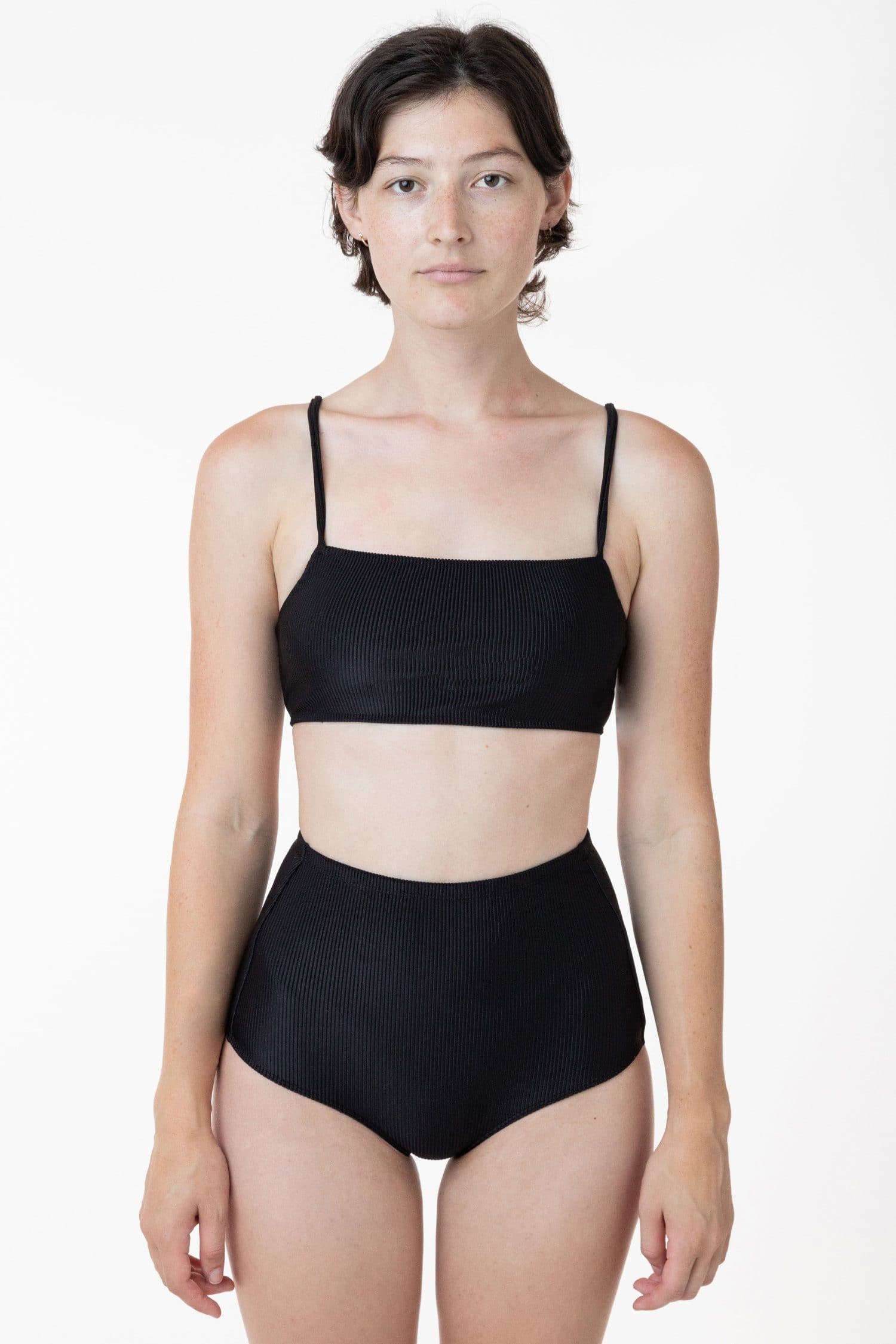 RRS065 - Ribbed High Waist Bikini Bottom - Image 5