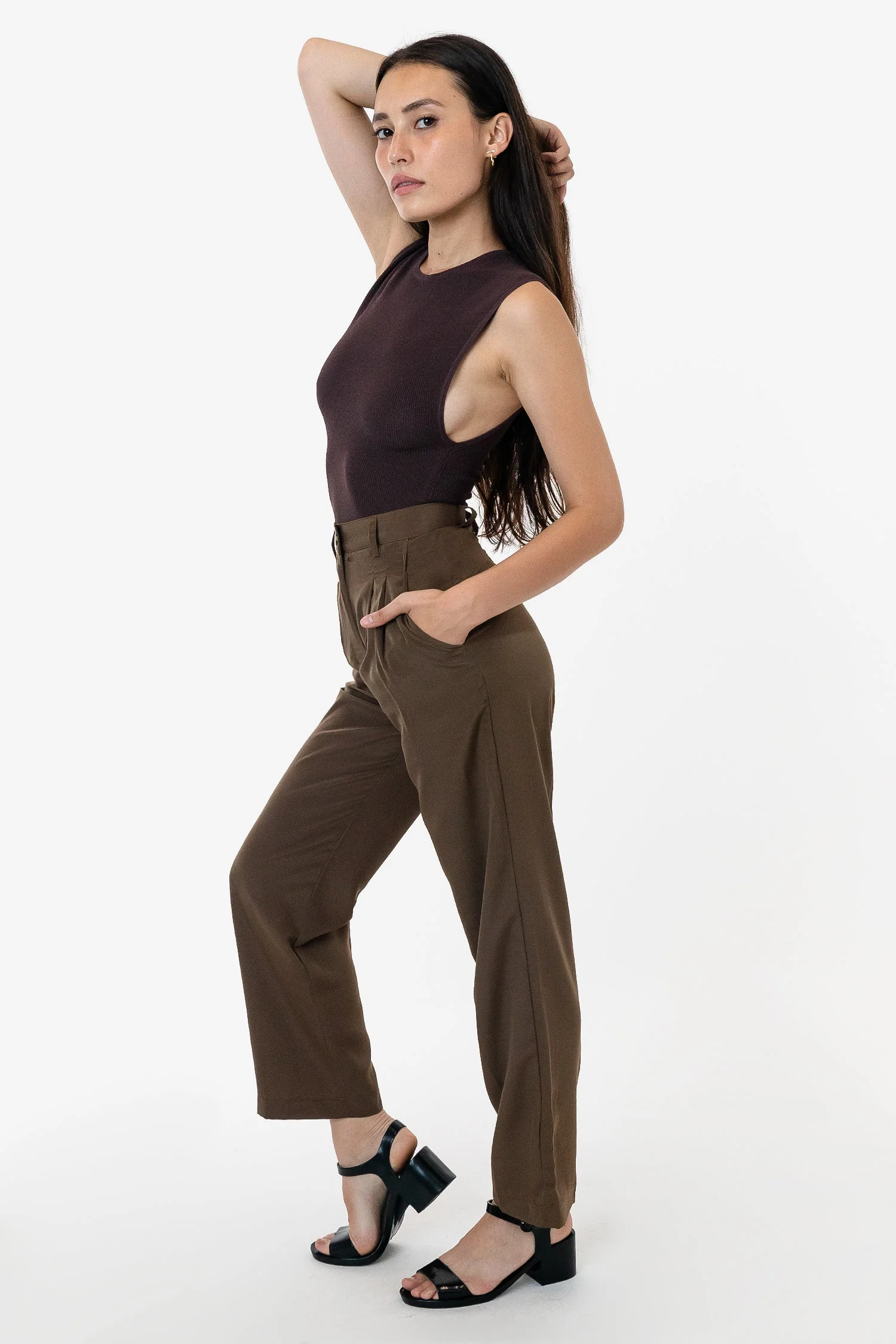 RSAPP350 - Poly Pleated Straight Leg Pant - Image 11