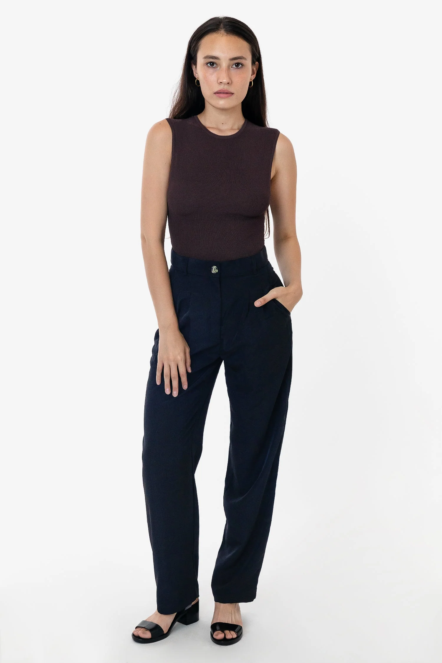 RSAPP350 - Poly Pleated Straight Leg Pant - Image 12