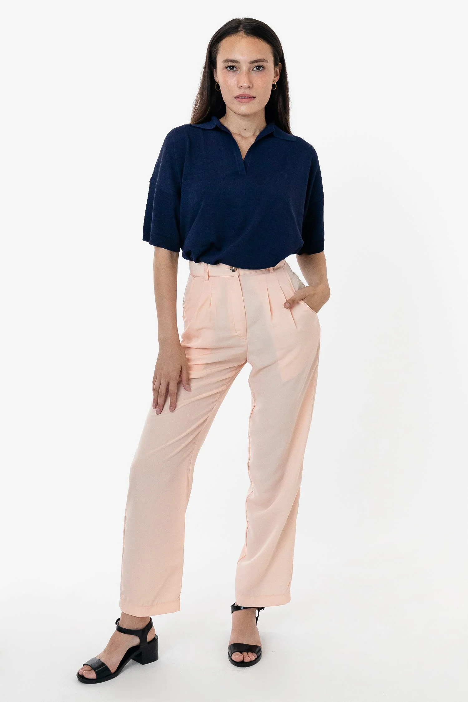 RSAPP350 - Poly Pleated Straight Leg Pant - Image 17