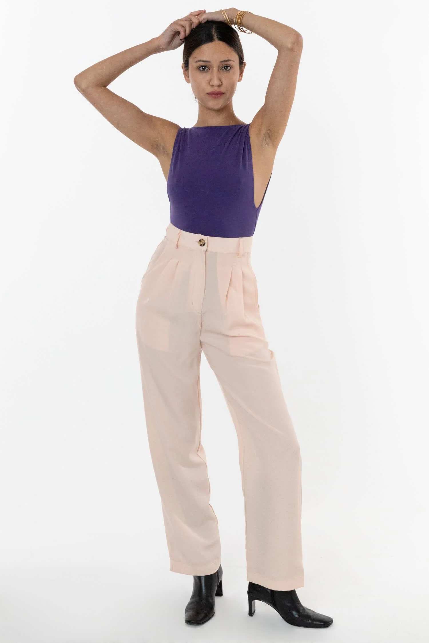 RSAPP350 - Poly Pleated Straight Leg Pant - Image 20