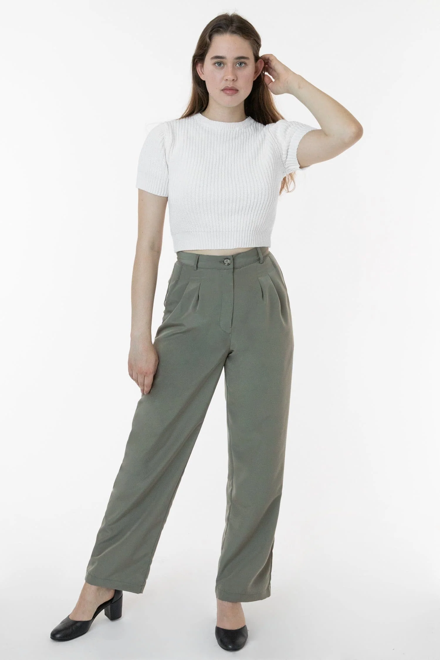 RSAPP350 - Poly Pleated Straight Leg Pant - Image 24