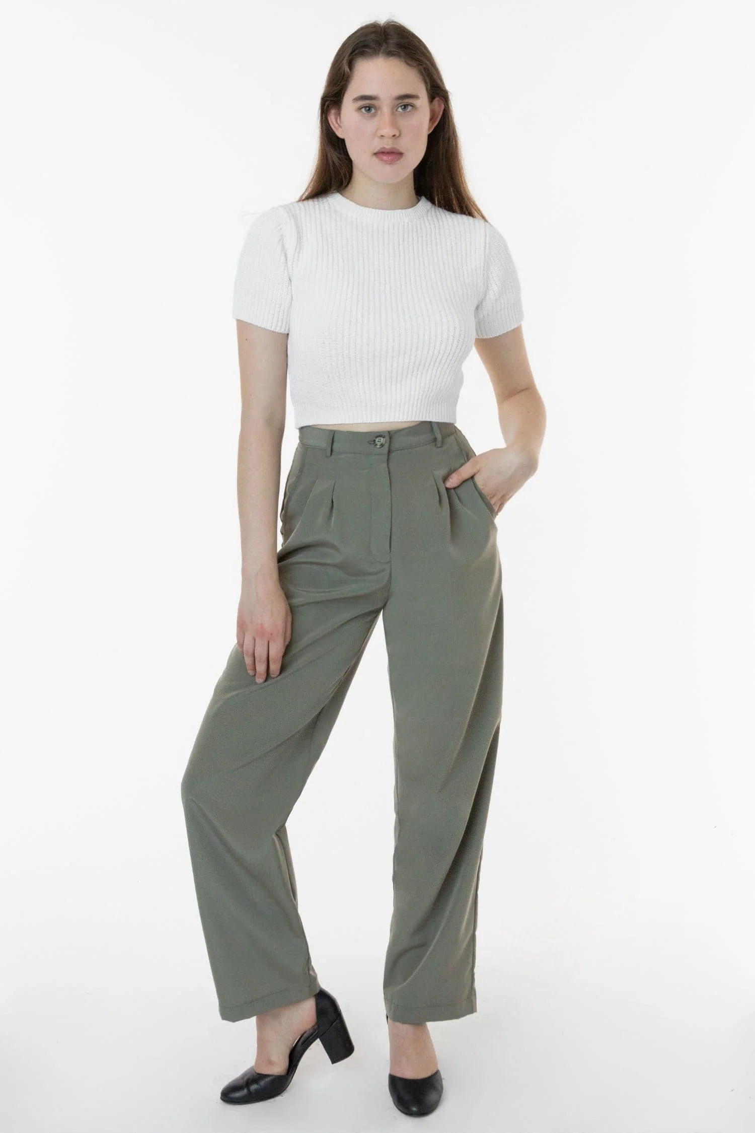 RSAPP350 - Poly Pleated Straight Leg Pant - Image 27
