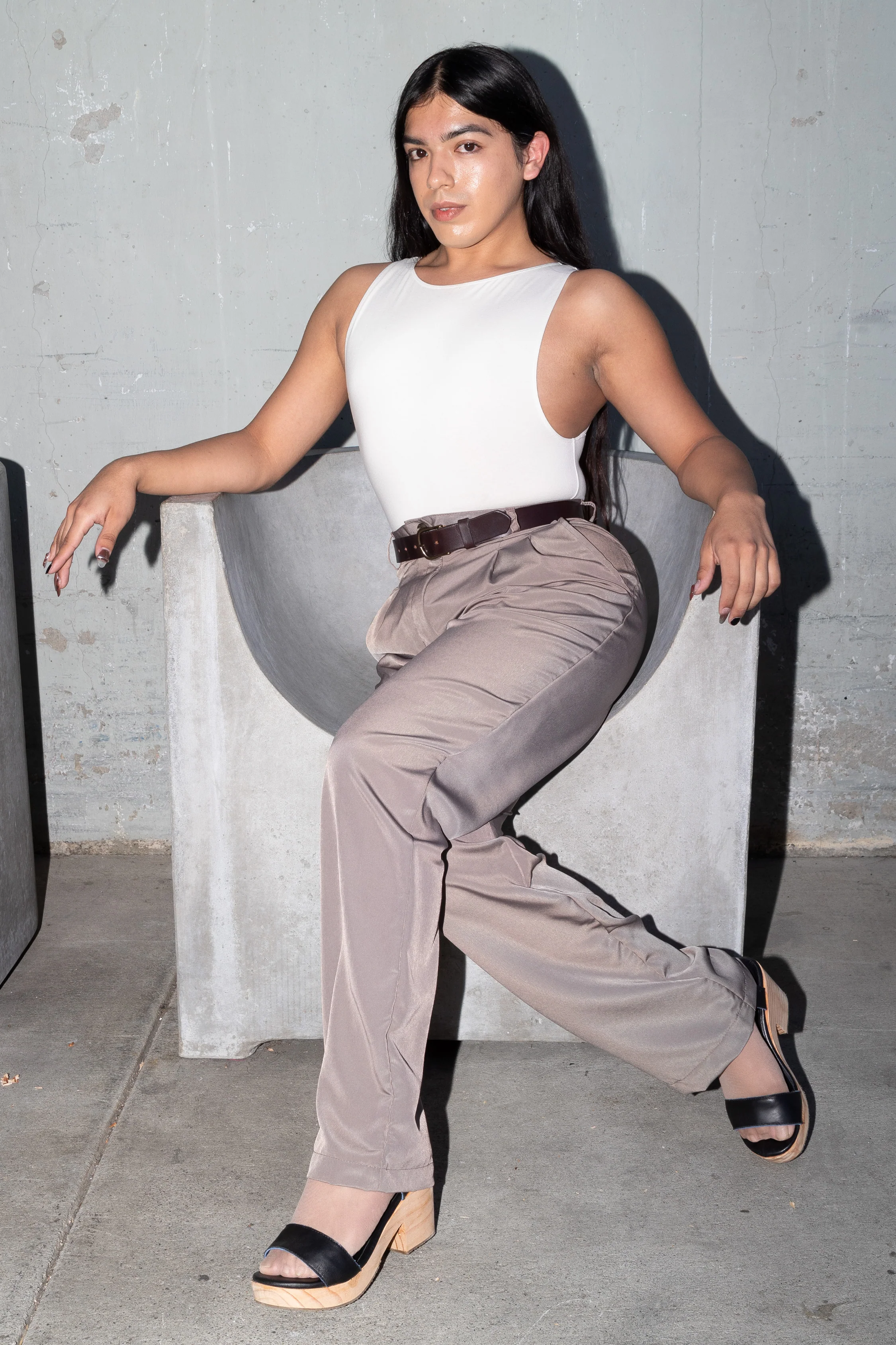 RSAPP350 - Poly Pleated Straight Leg Pant - Image 37