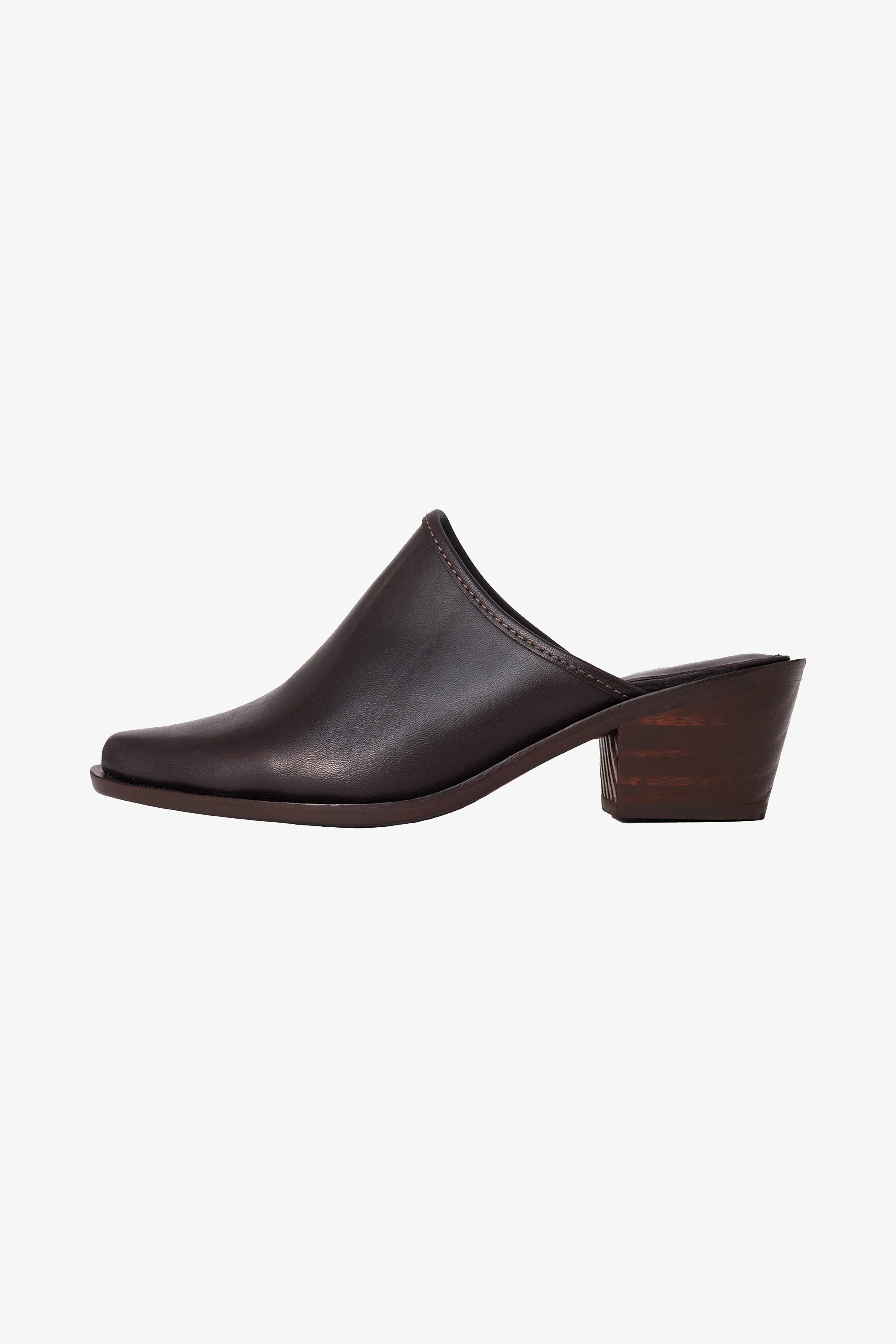 RSHOE02 - Leather Cowboy Mule - Image 2