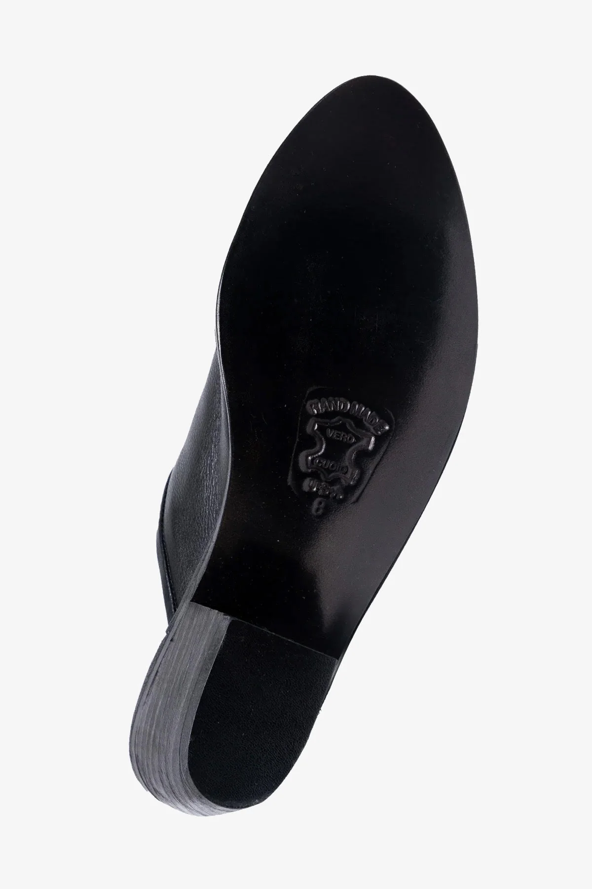 RSHOE02 - Leather Cowboy Mule - Image 3