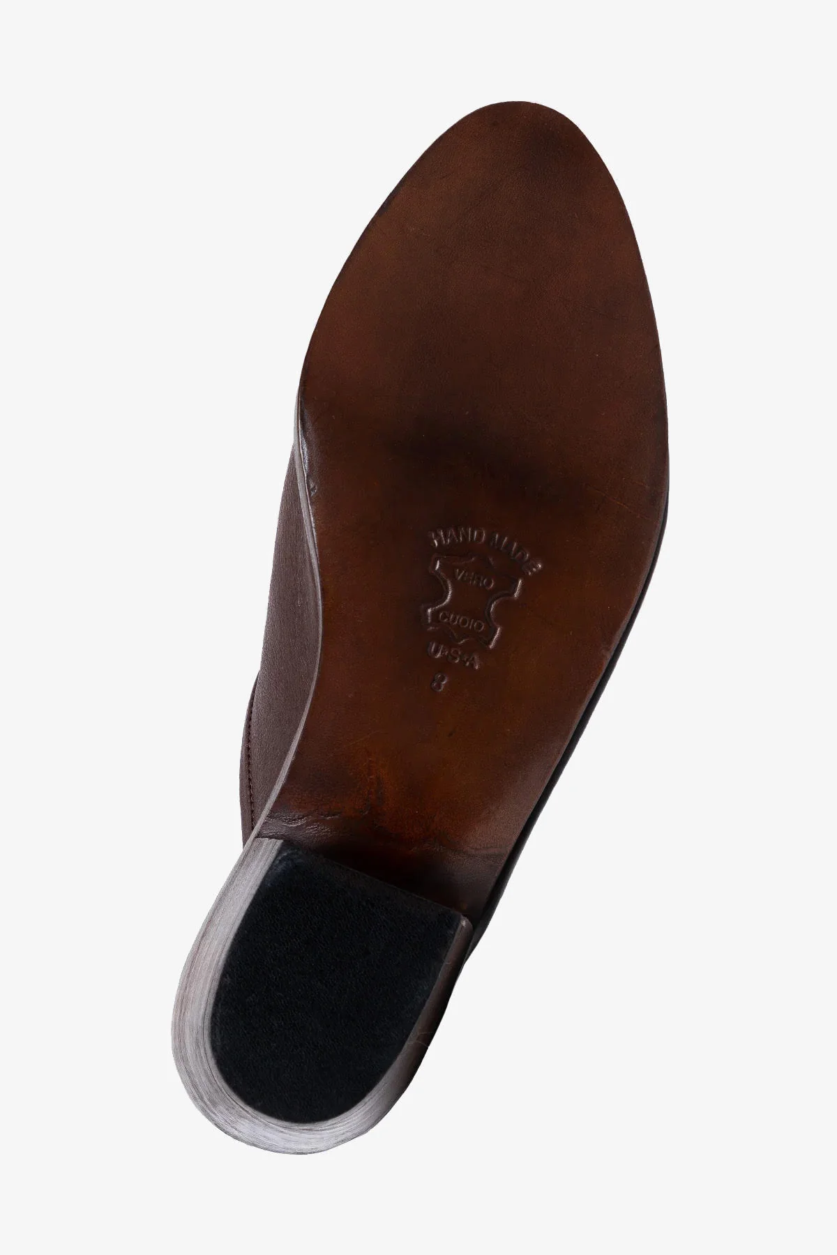 RSHOE02 - Leather Cowboy Mule - Image 7