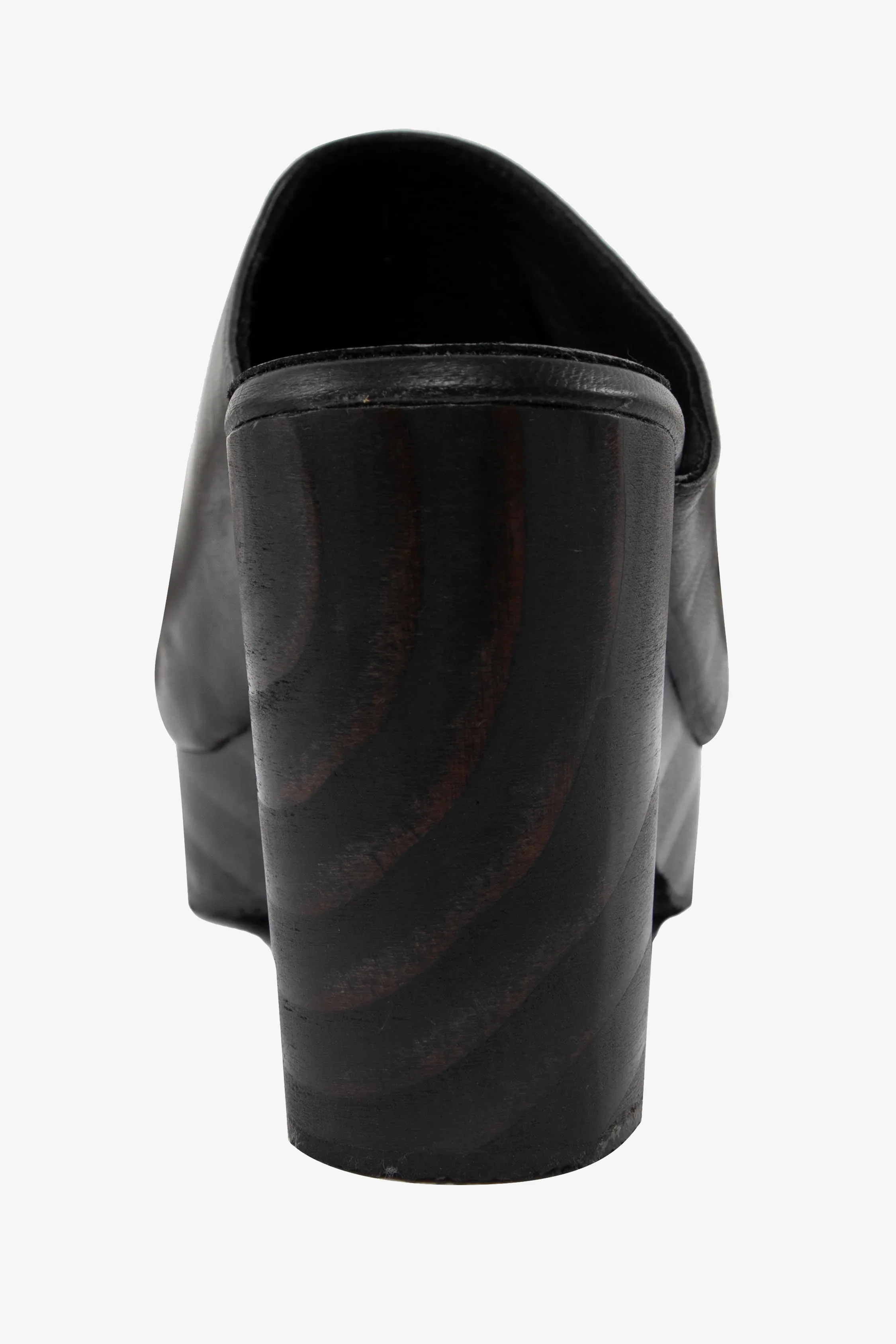 WOODSNDL05 - Leather Platform Mule - Image 30
