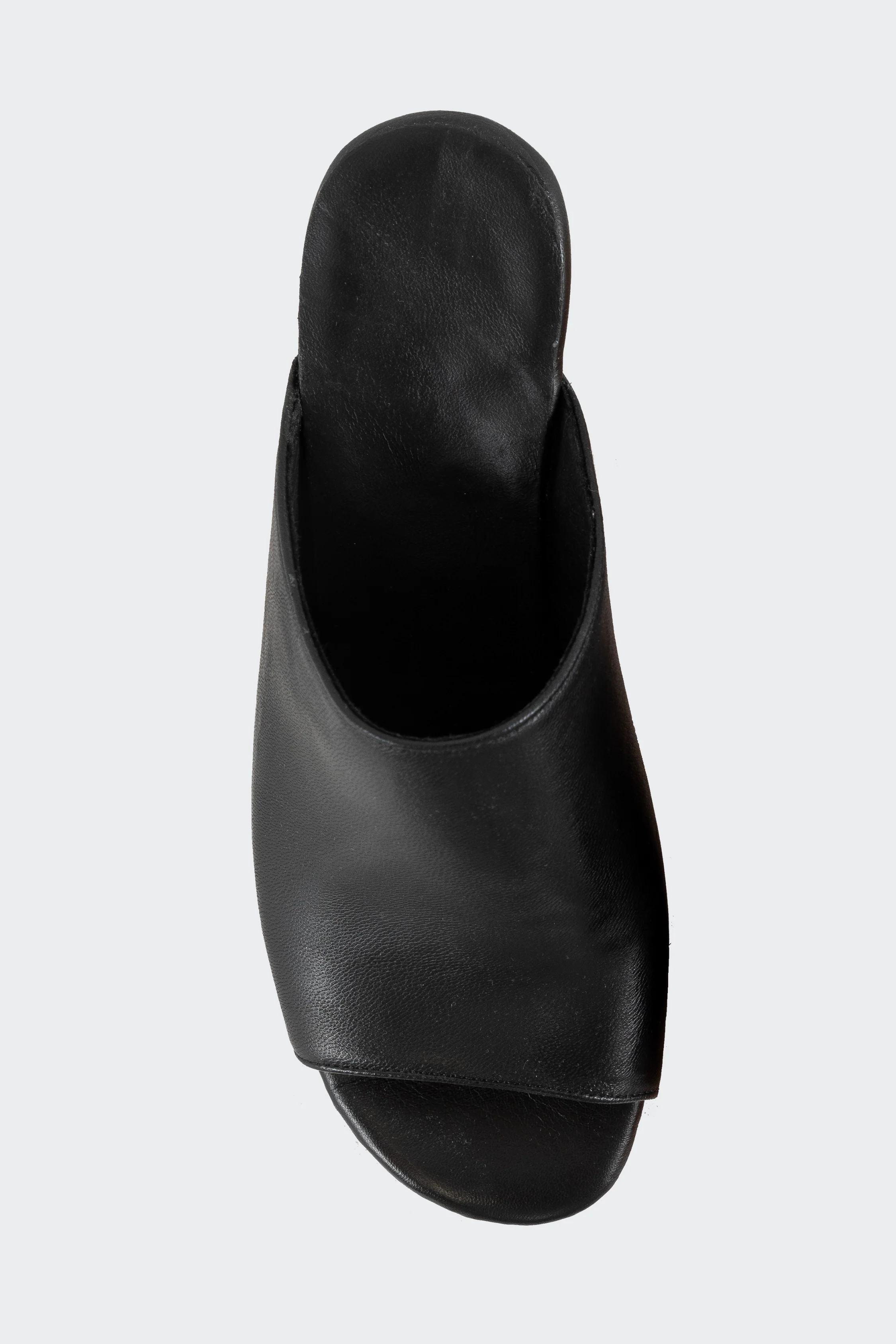 WOODSNDL05 - Leather Platform Mule - Image 5