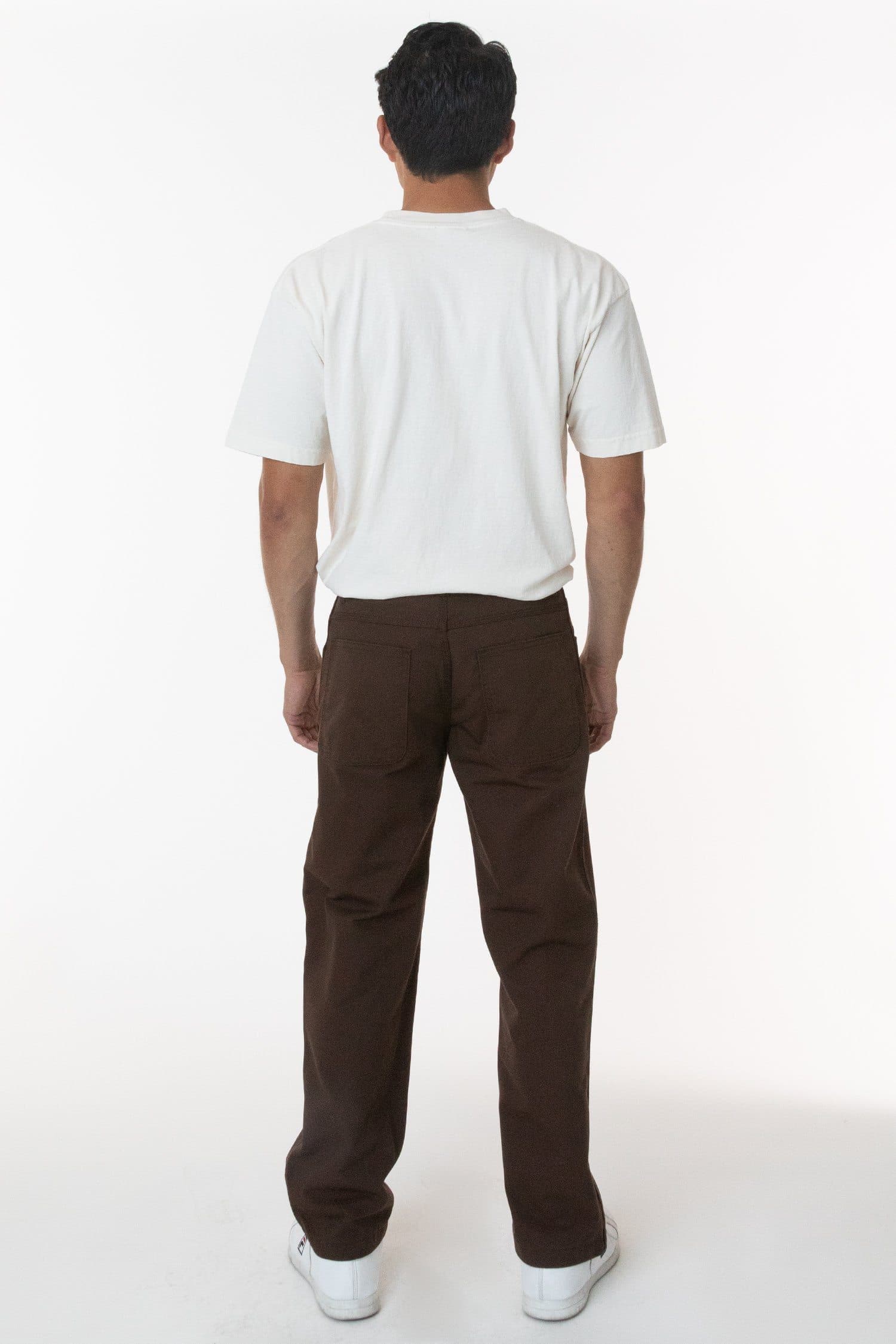 RTWL01 - Twill Work Pants Brown - Image 2
