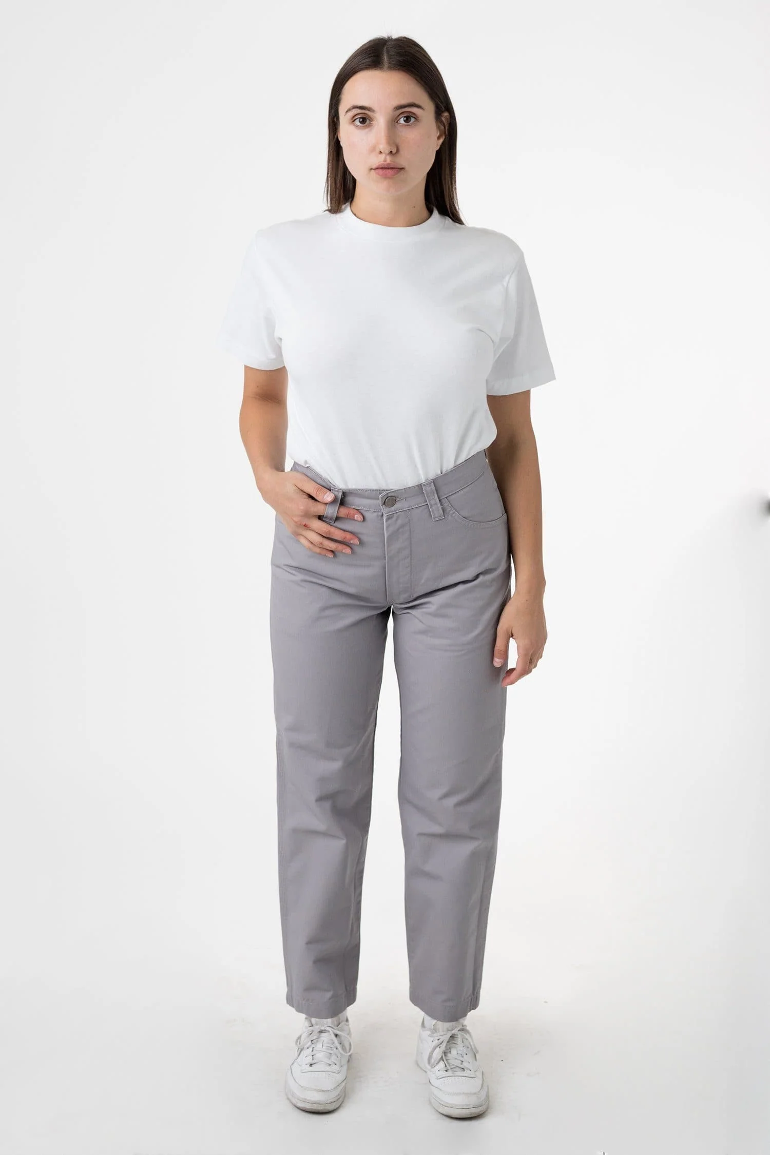 RTWL01 - Twill Work Pants Silver - Image 2
