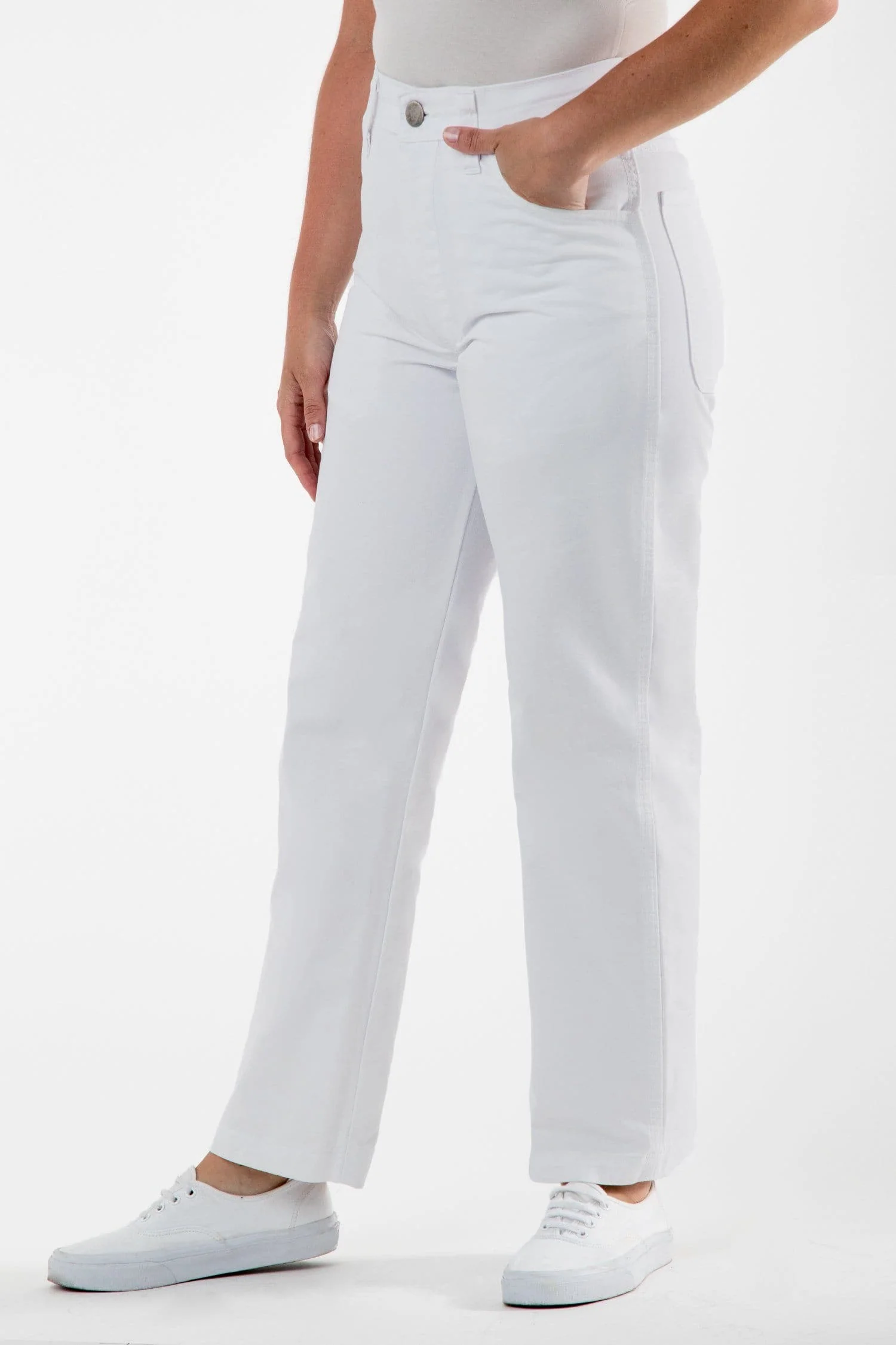 RTWL01 - Twill Work Pants White - Image 5