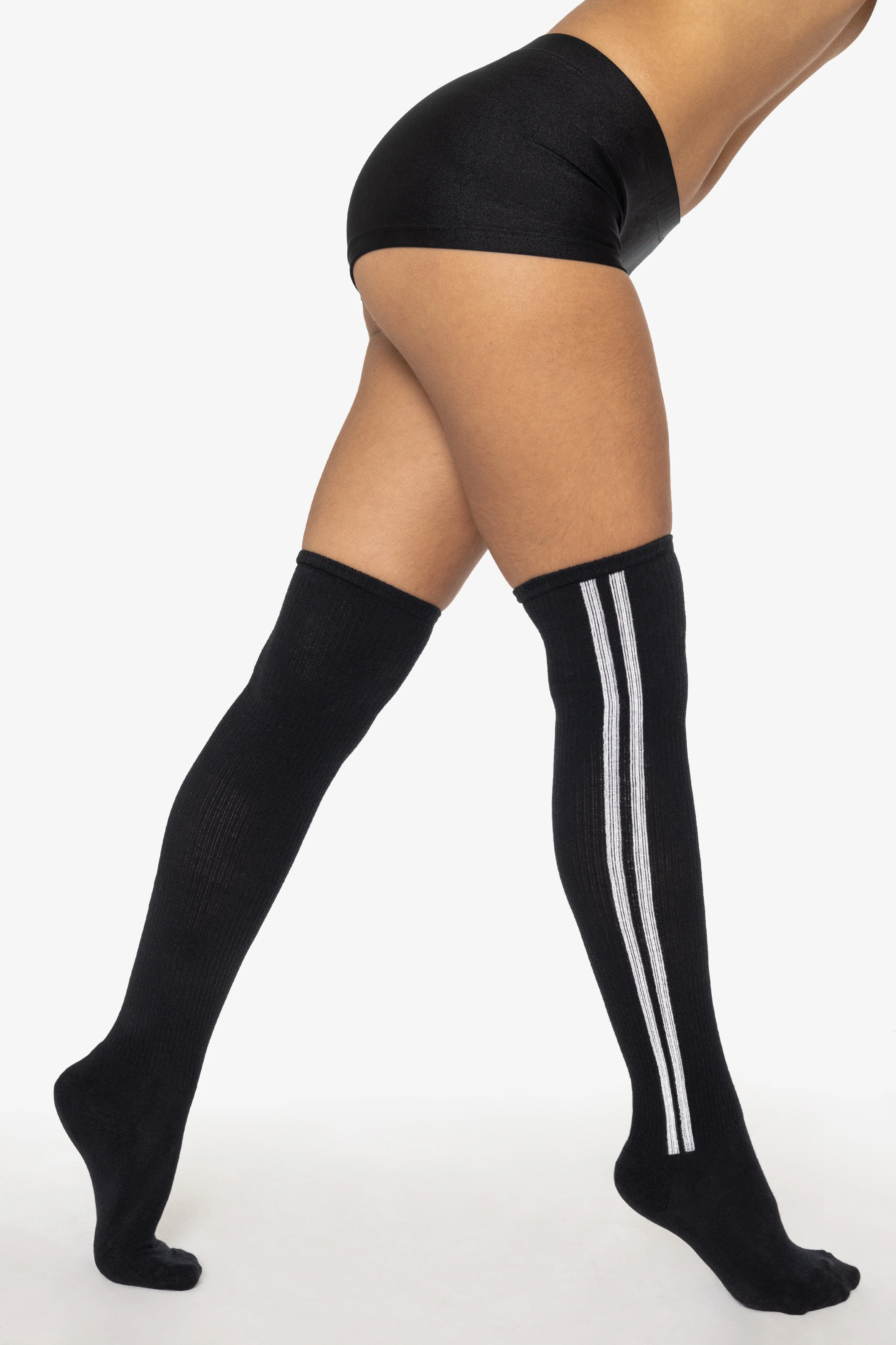 SCRSTRSOCK - Classic Soccer Stripe Over The Knee Sock - Image 3