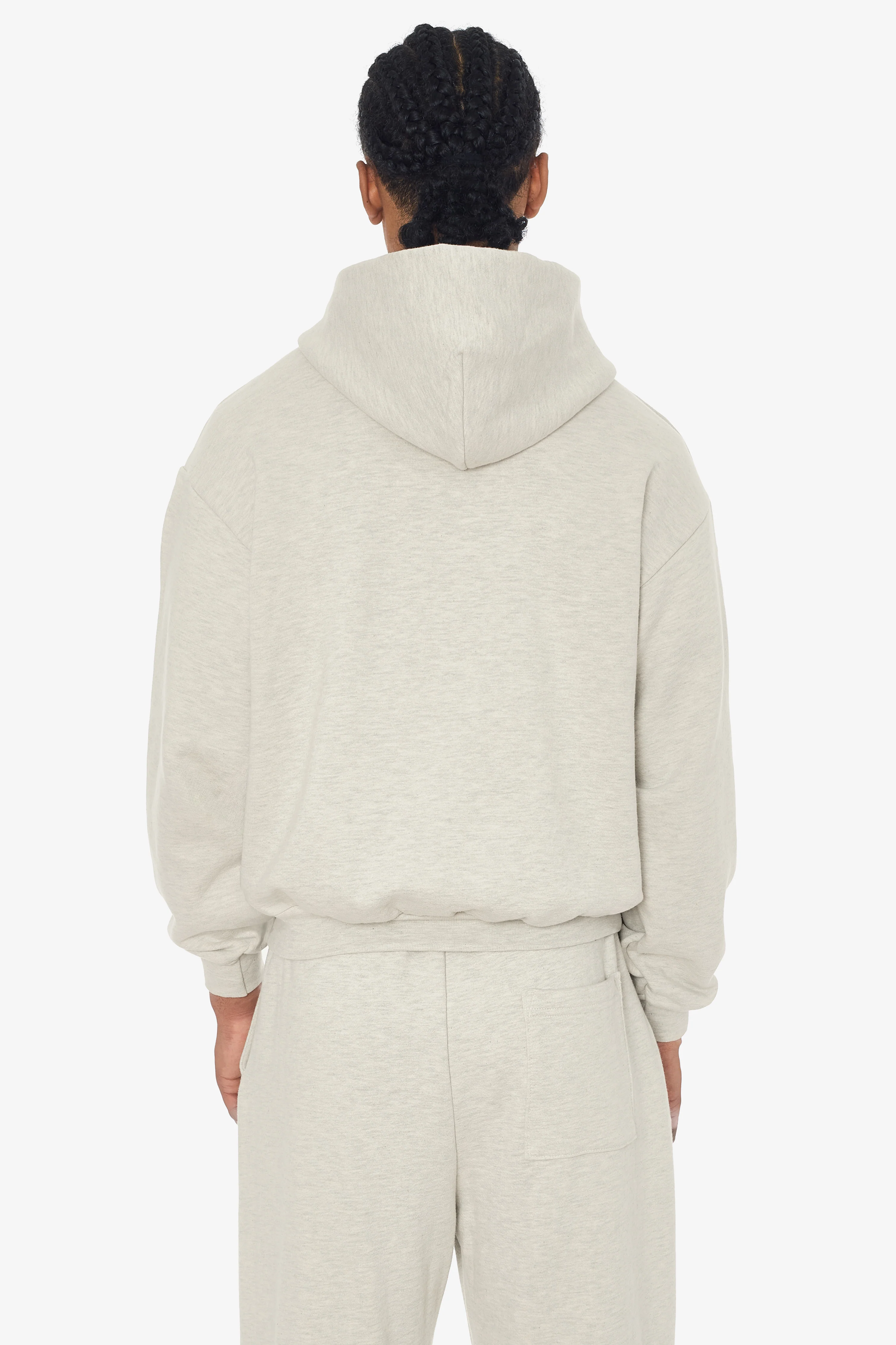 SF410 - 12oz Scour Fleece Cropped Zip Up Hoodie - Image 6