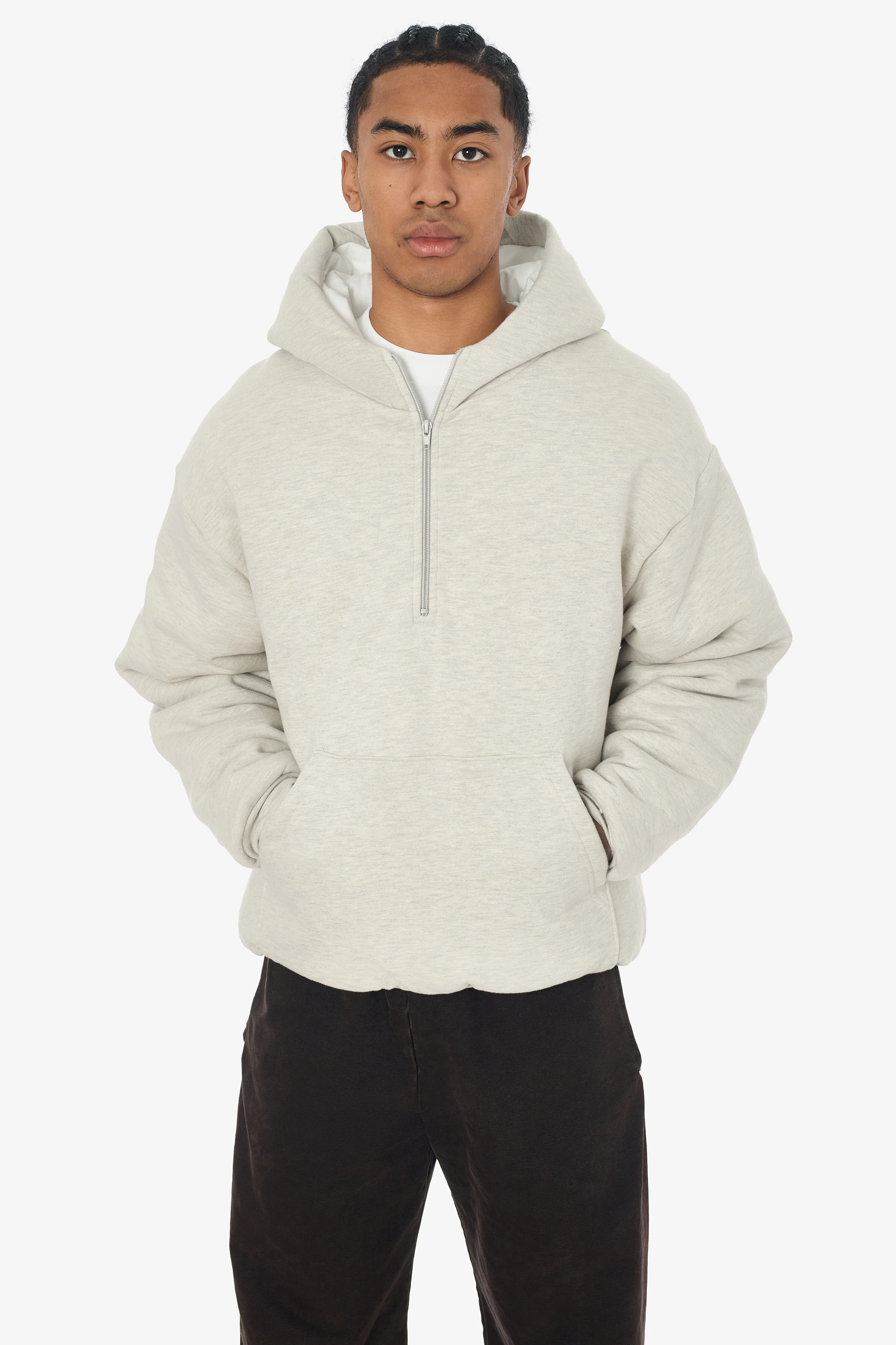 SF4249 - Scour Fleece Puffy Hoodie - Image 3
