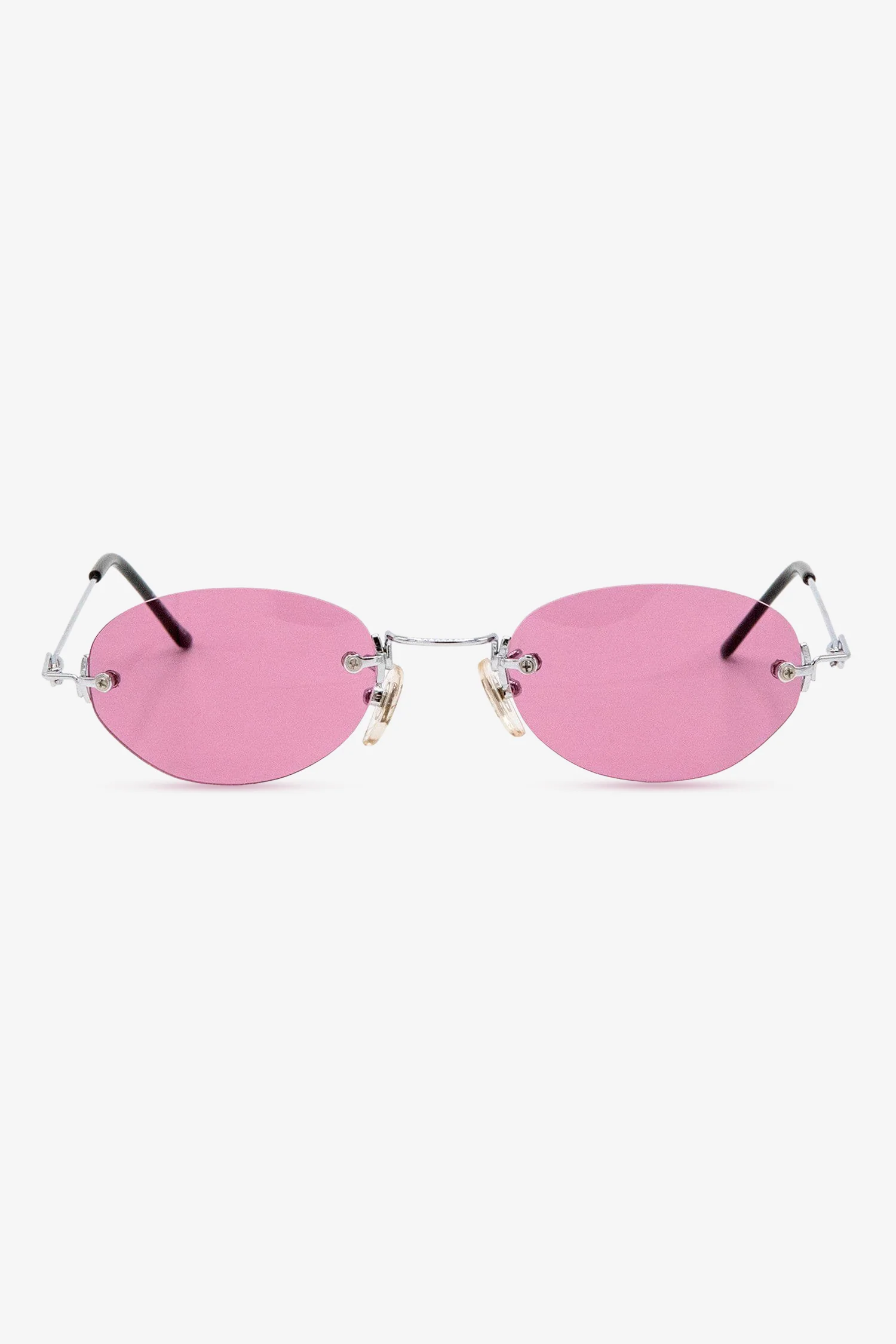 SGSTACY - Rimless Metal Frame Oval Sunglasses - Image 2