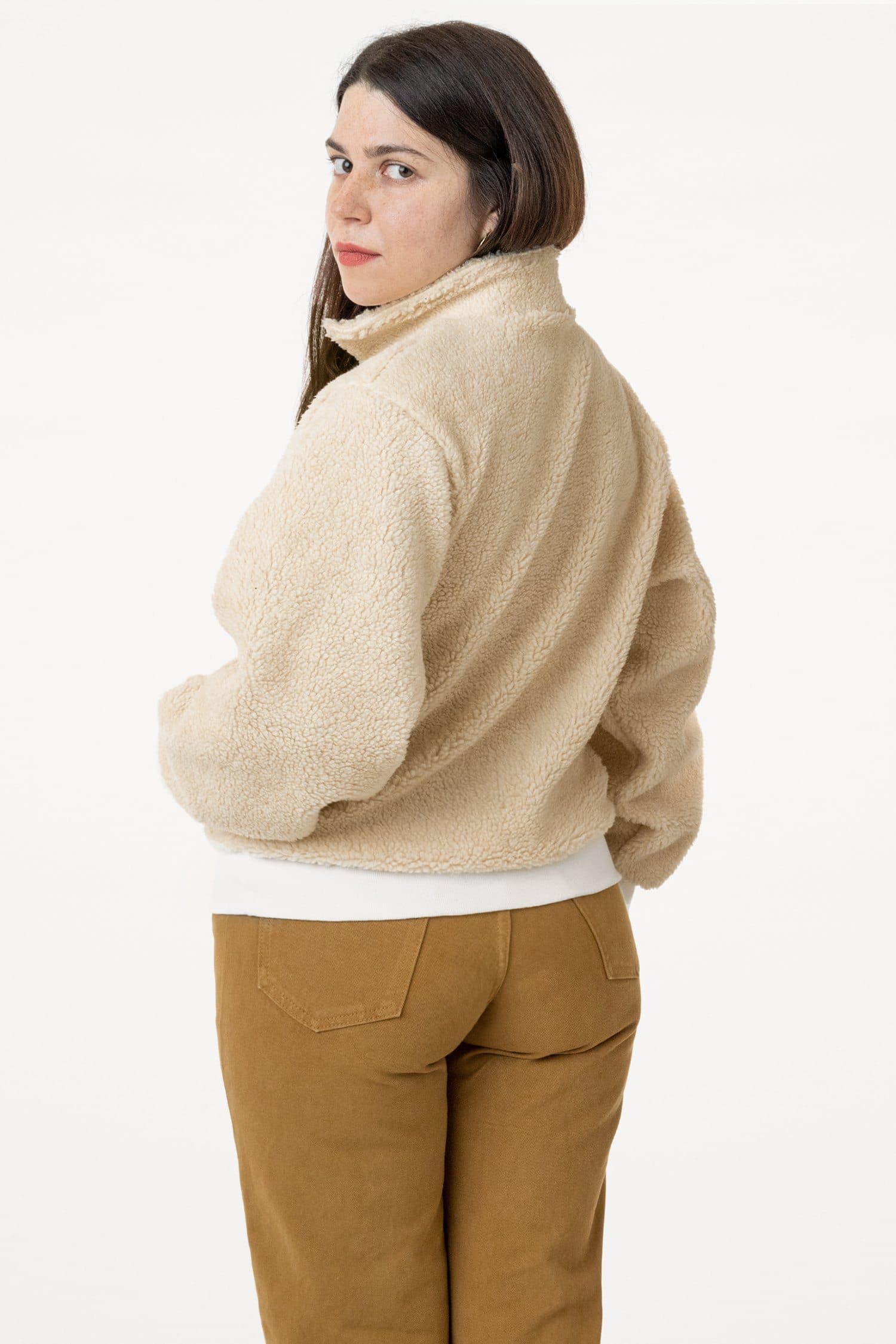 SHR408 - Half Zip Sherpa Pullover - Image 3
