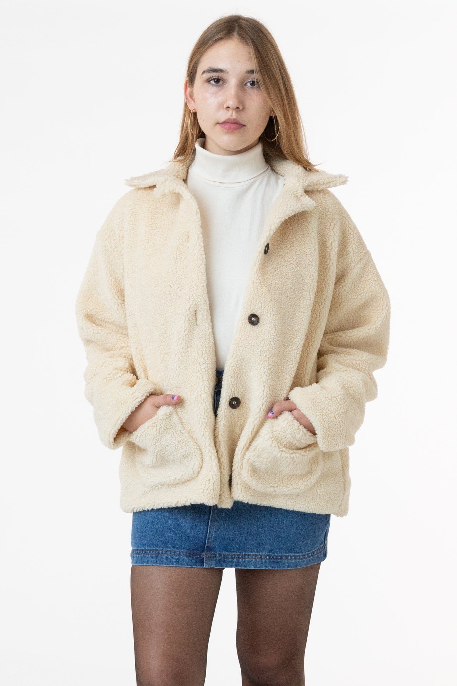 SHRW10 - Women's Sherpa Coat - Image 2
