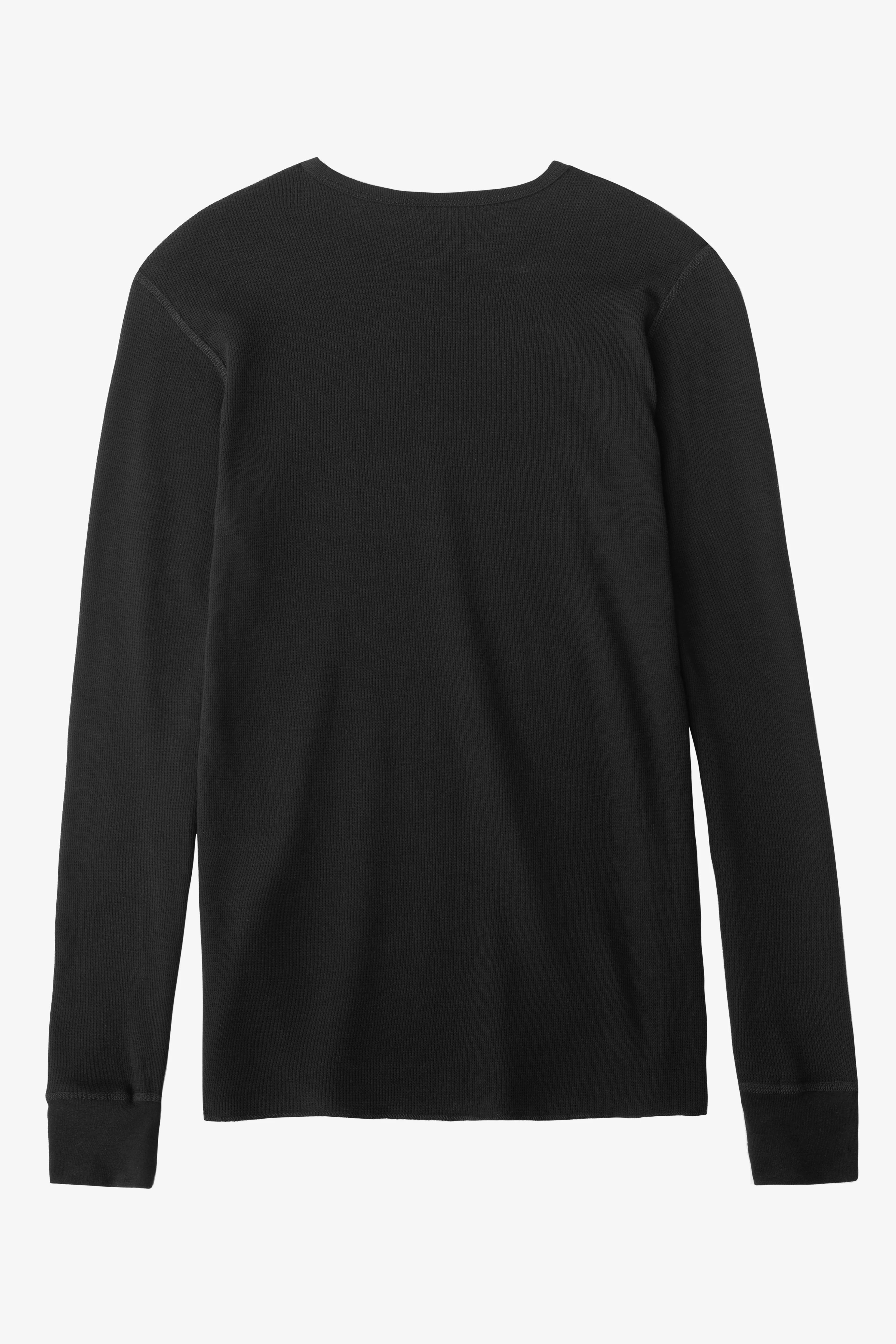 T407 - Poly-Cotton Thermal Long Sleeve Crewneck - Image 17
